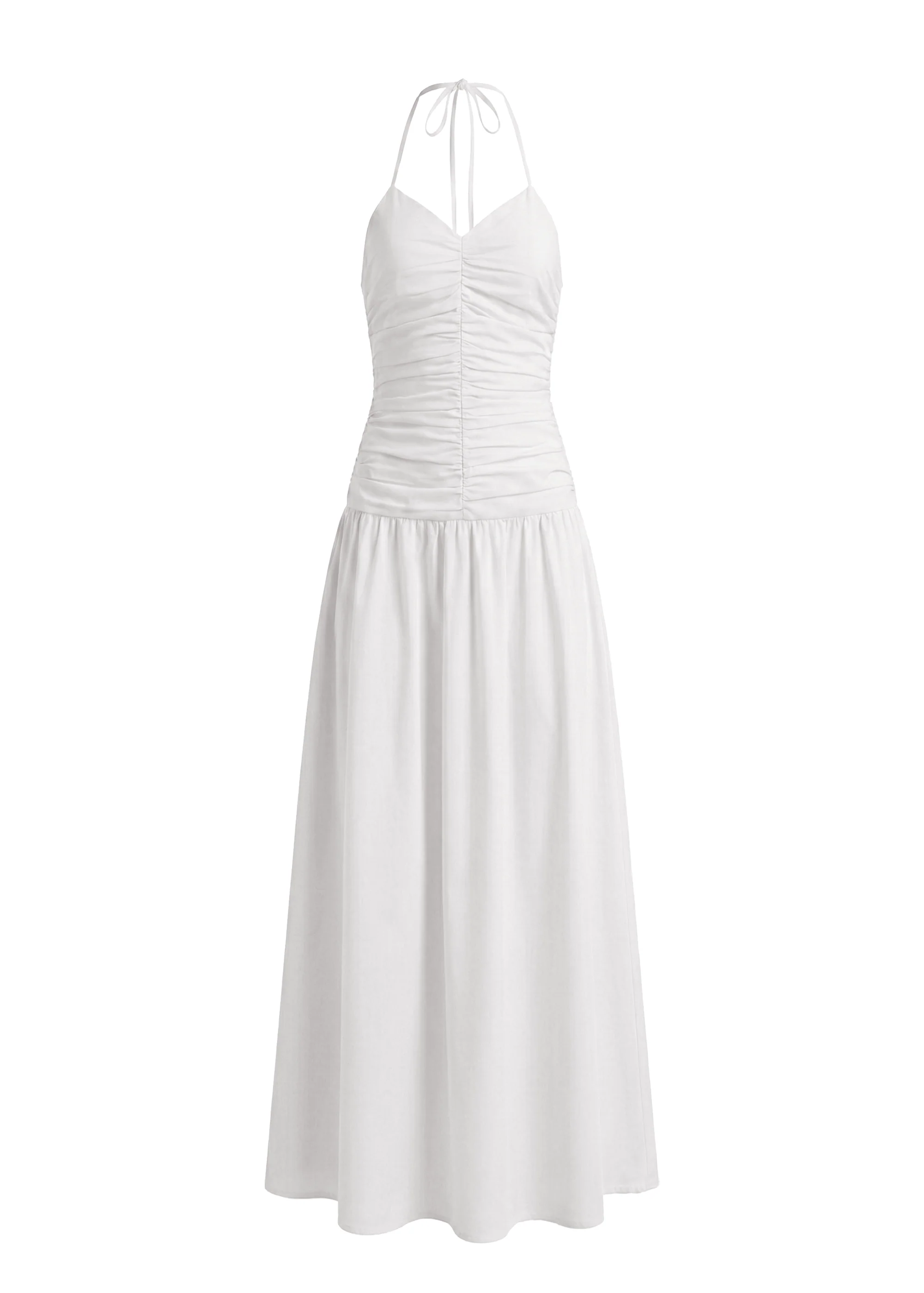 Adina Dress Poplin Optic White - Image 5