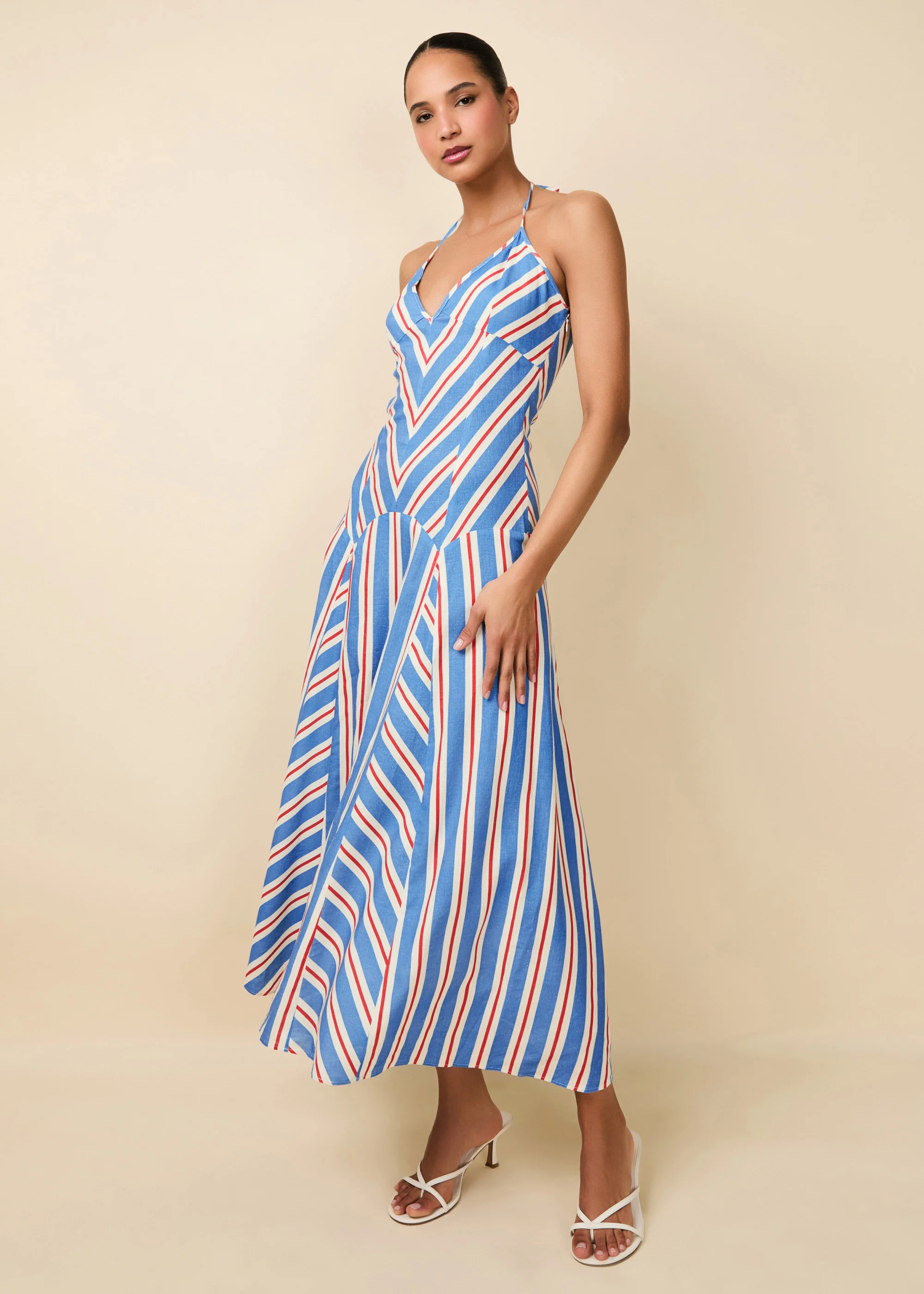 Alessio Dress Americana Stripe - Image 4