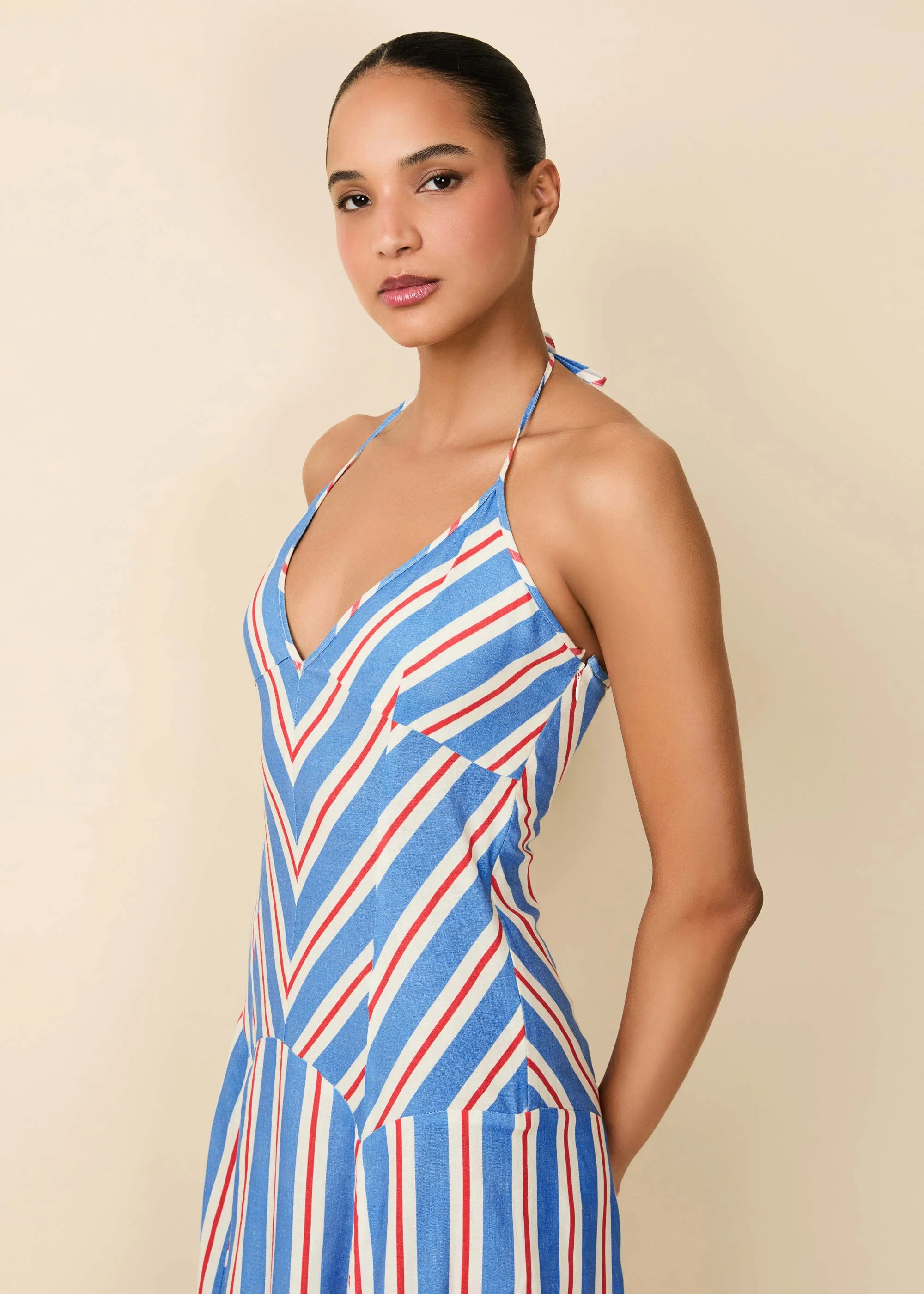 Alessio Dress Americana Stripe - Image 5
