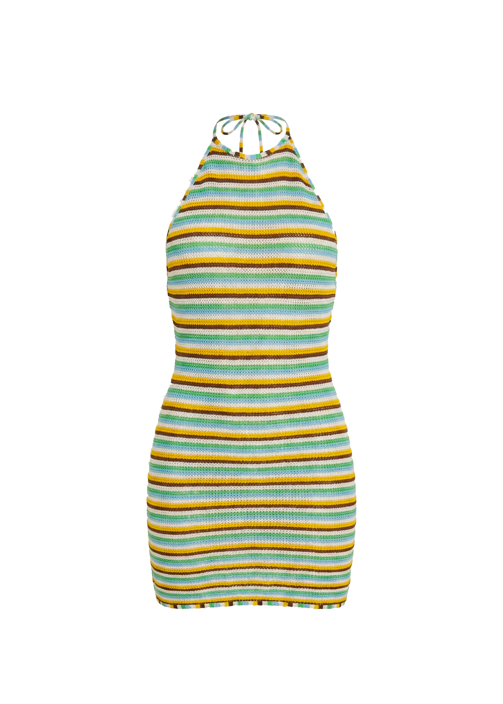 Annie Halter Mini Dress St. Barths Multistripe - Image 5
