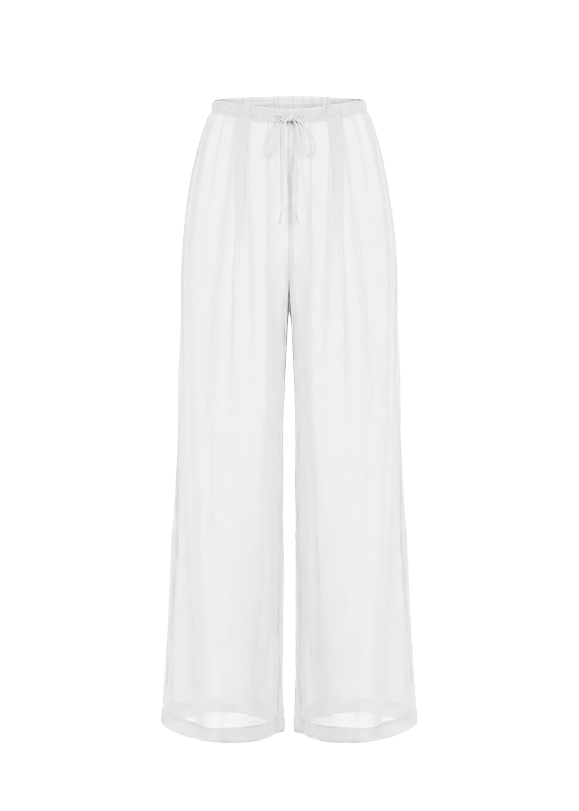 Ashling Pant Crinkle Sheer Optic White - Image 5
