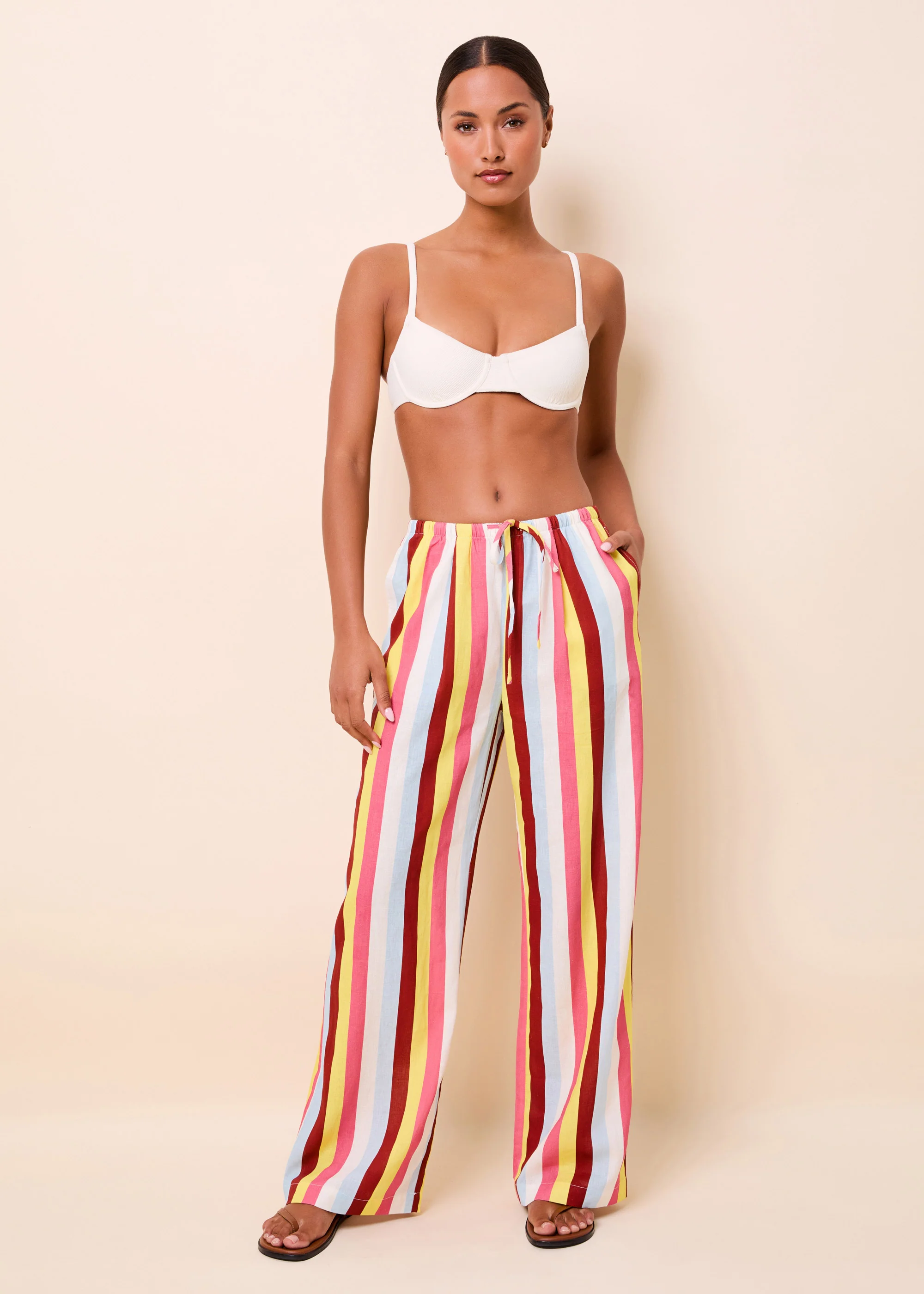 Ashling Pant Linen Symi Stripe - Image 5