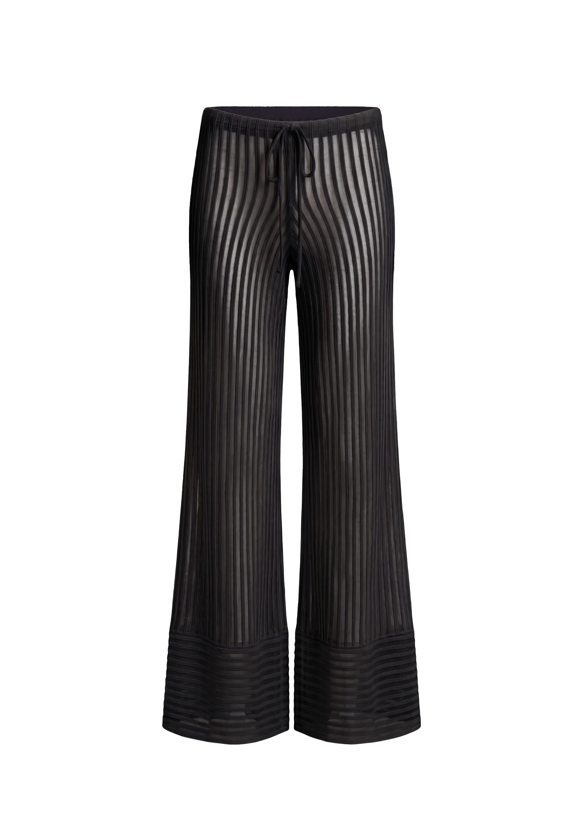 Athena Pant Sheer Stripe Noir - Image 7
