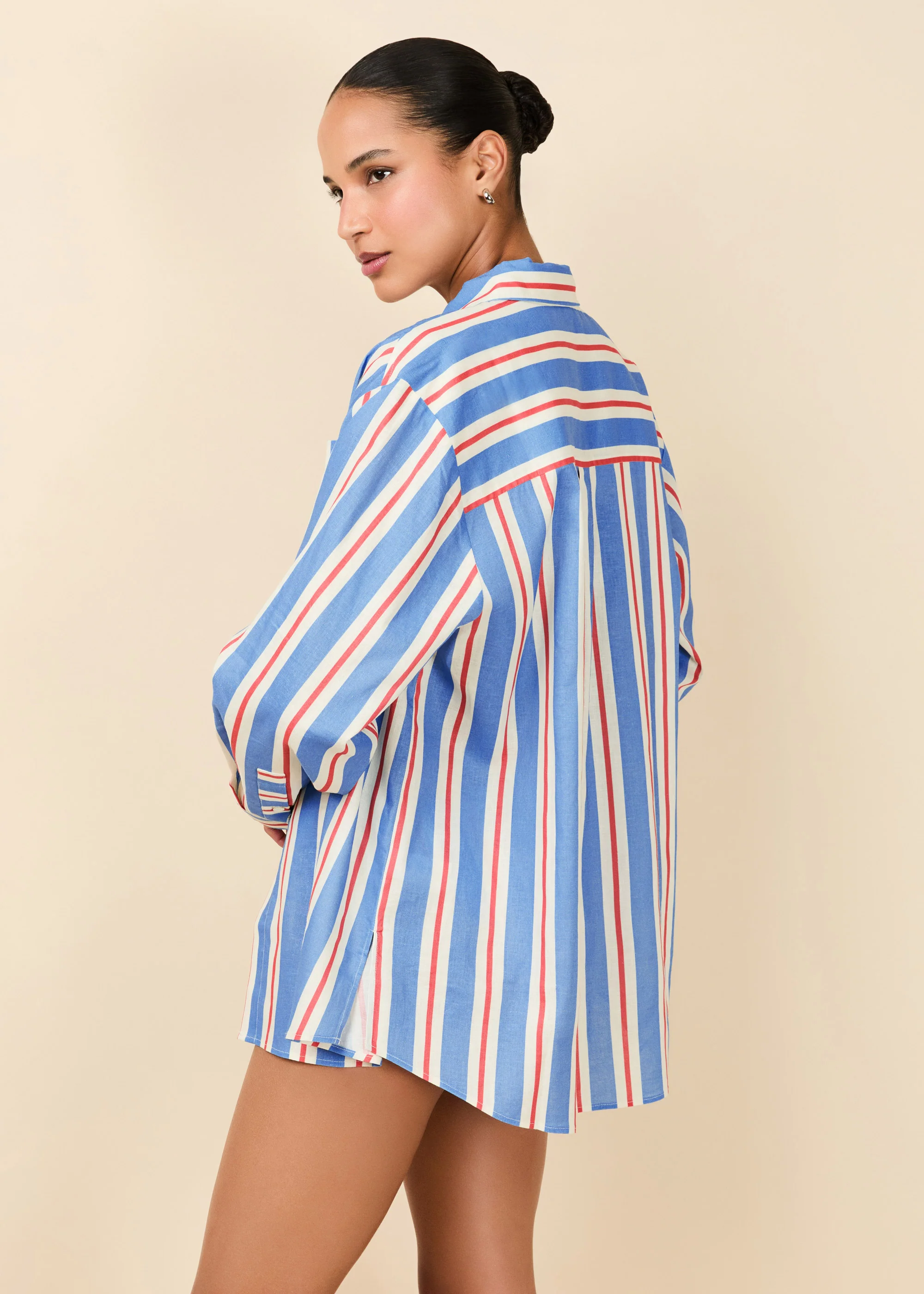 Avril Button Down Americana Stripe - Image 3