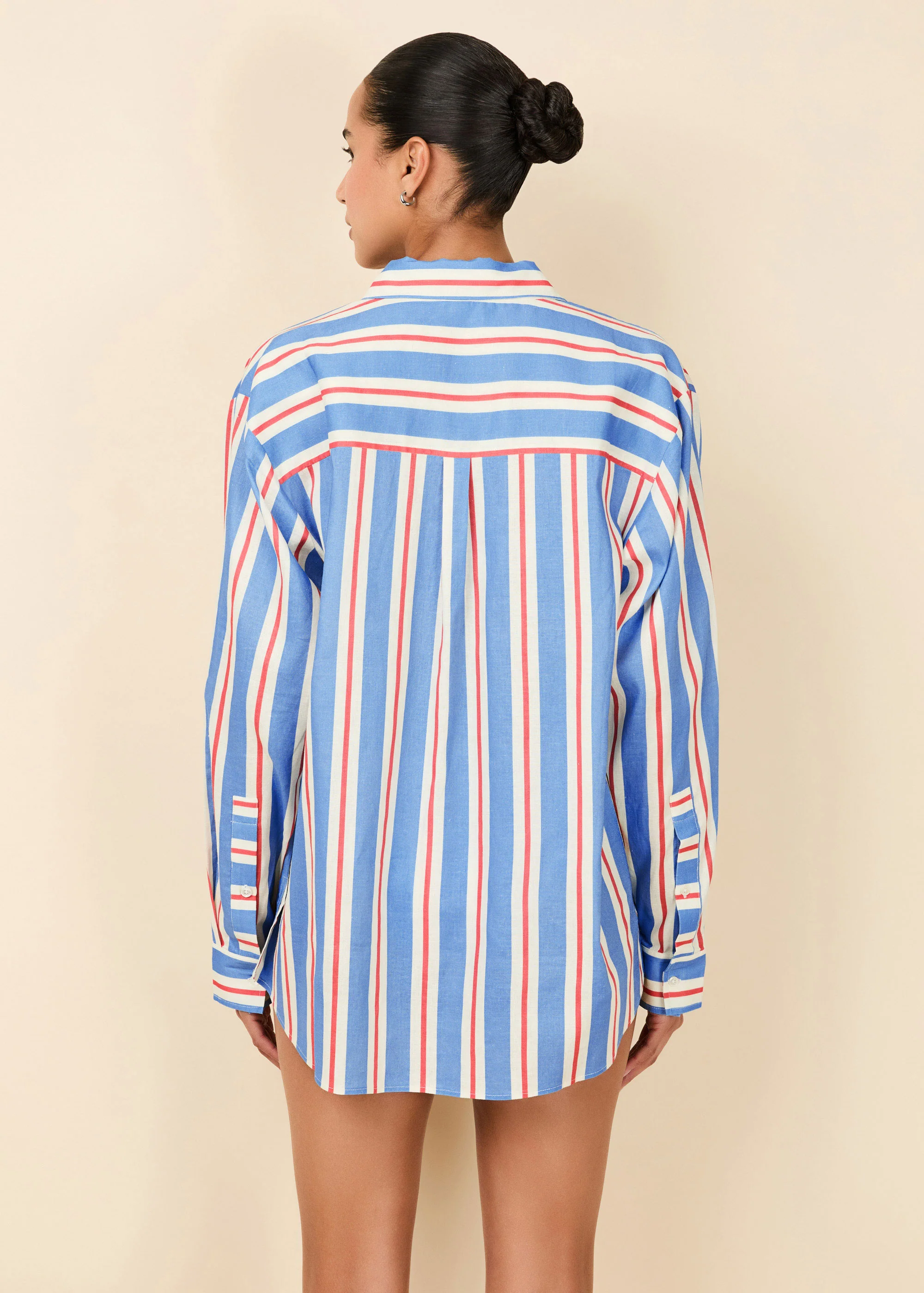Avril Button Down Americana Stripe - Image 4