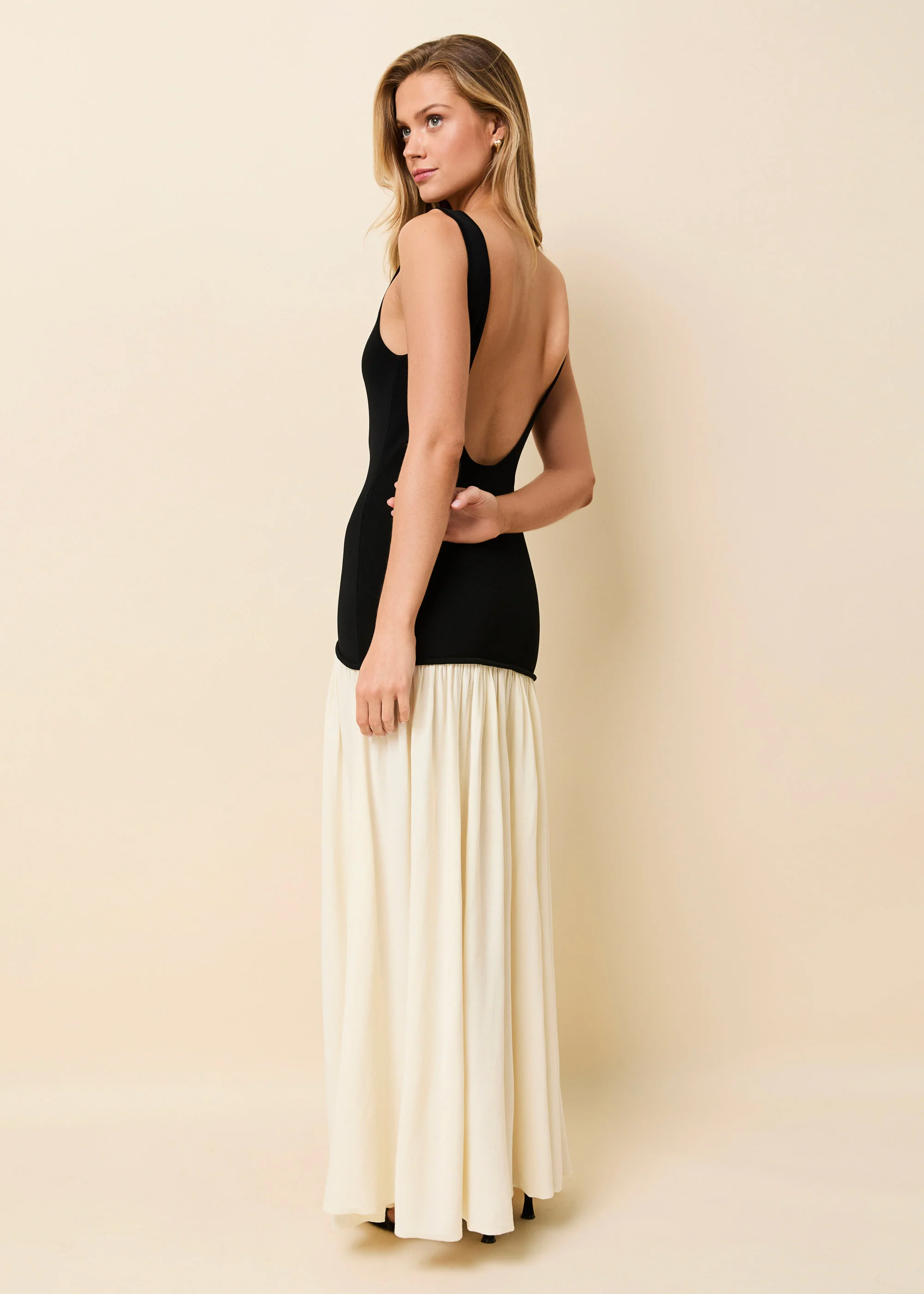 Camila Dress Noir / Brule - Image 3