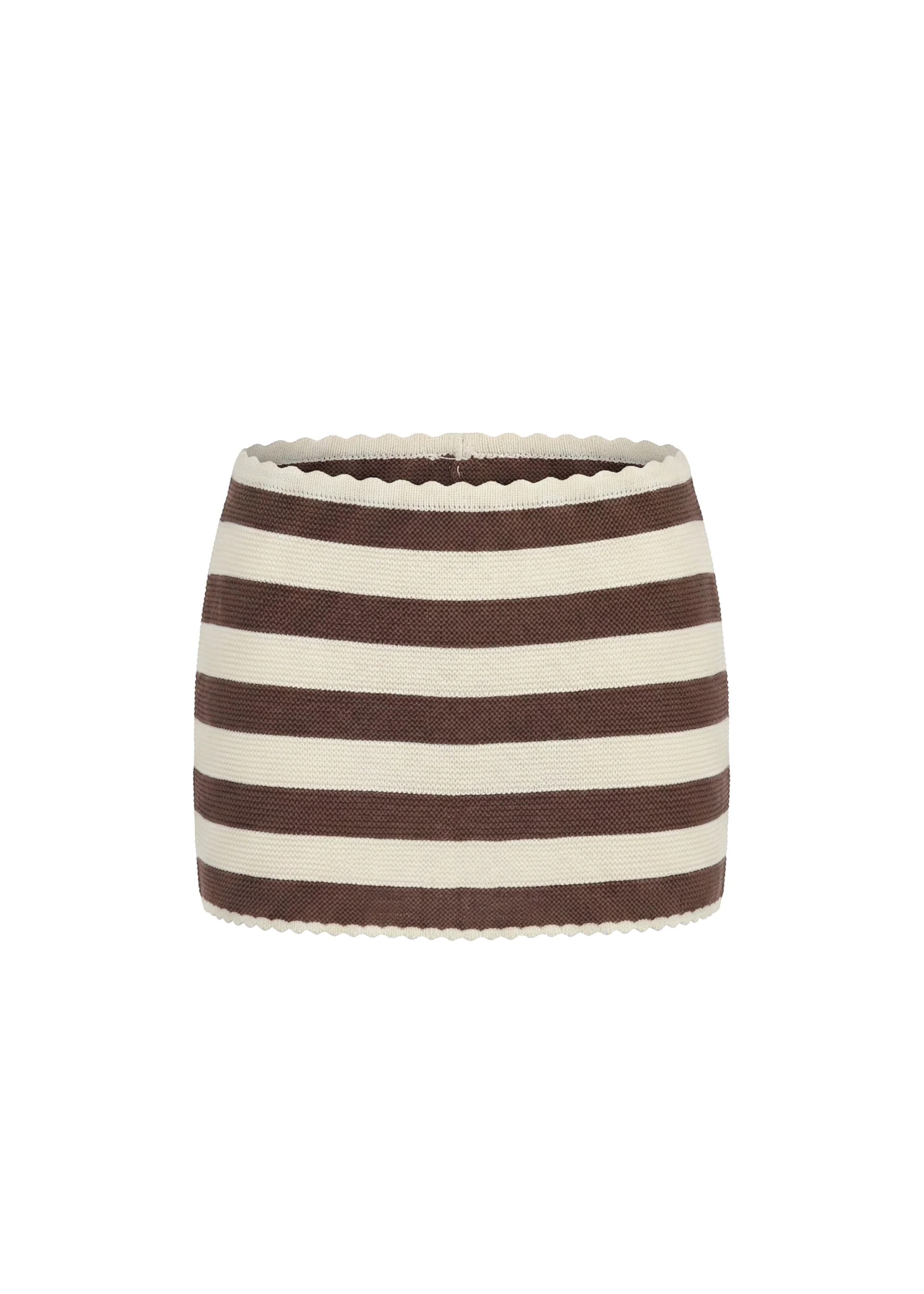 Celeste Skirt Truffle / Brule Stripe - Image 5