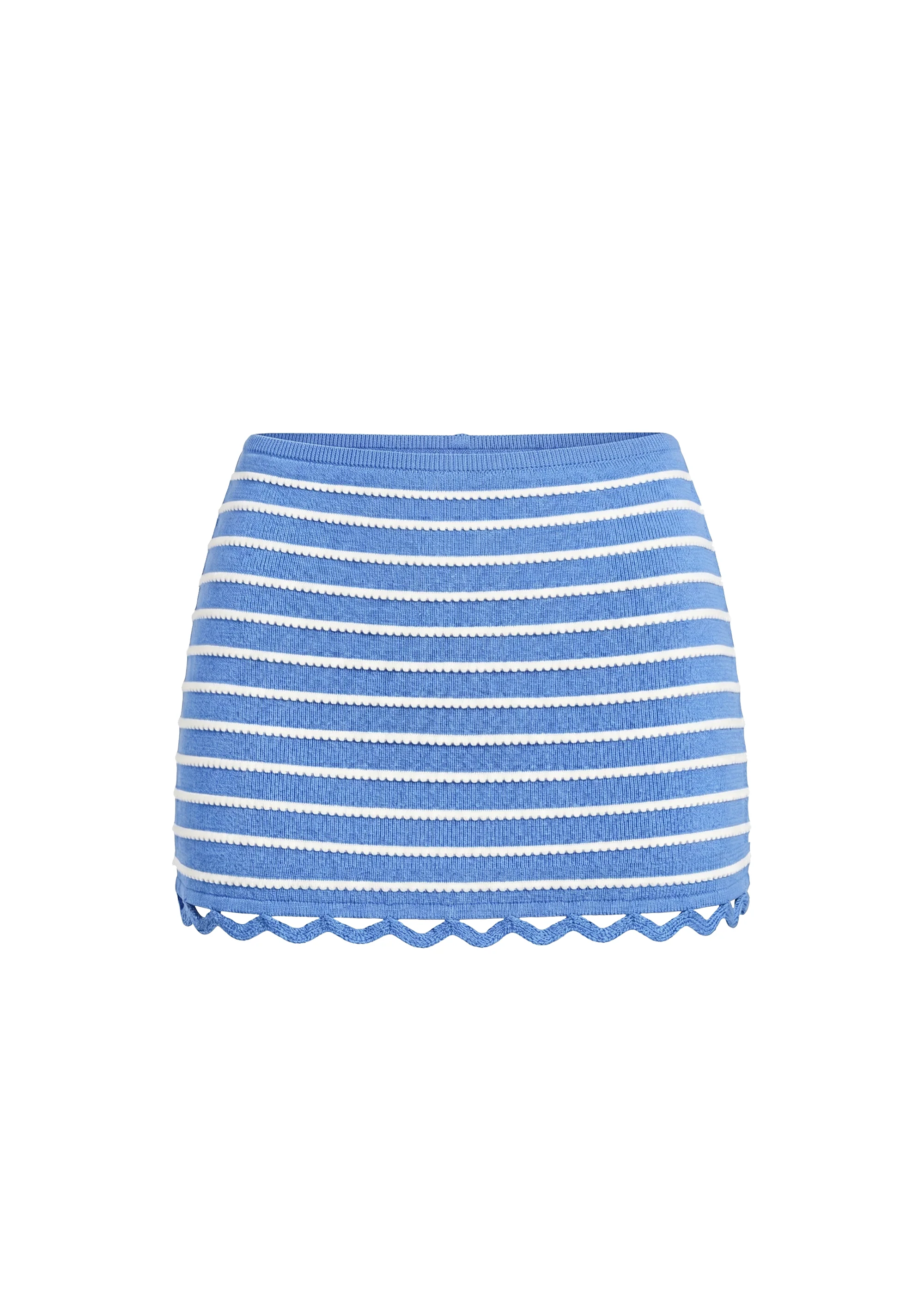 Celeste Skirt Tucked Stripe Marina Blue - Image 7