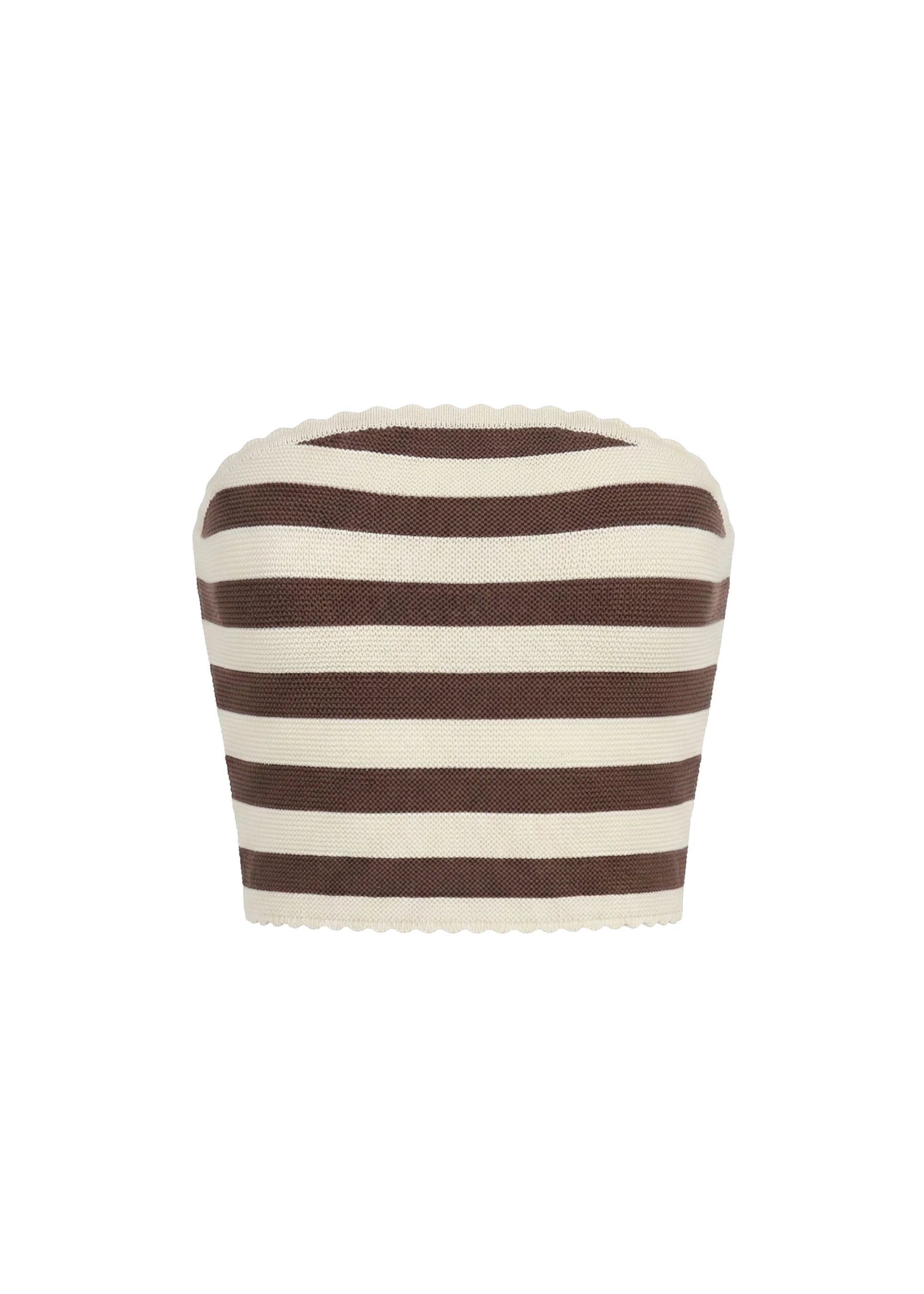 Celeste Tube Top Truffle / Brule Stripe - Image 6