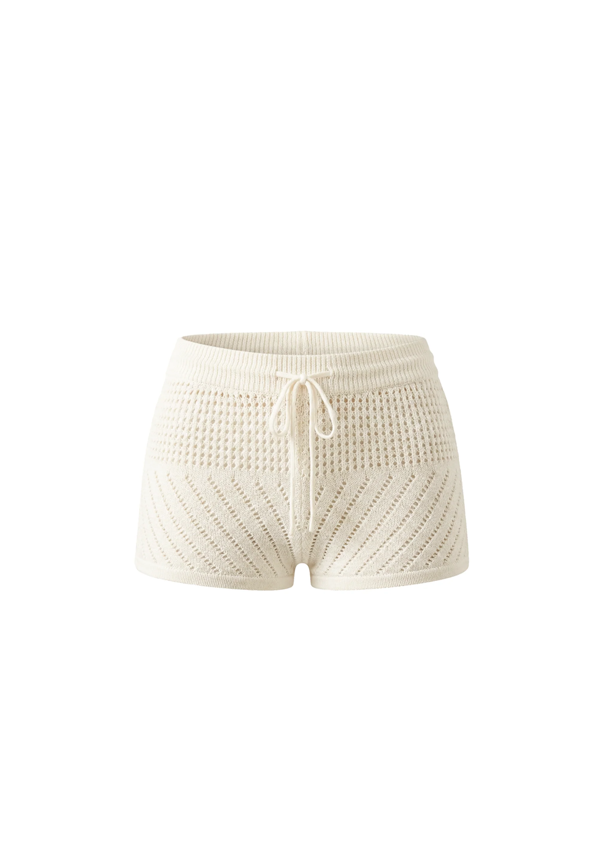 Charlie Knit Short Cotton Patchwork Brule - Image 5