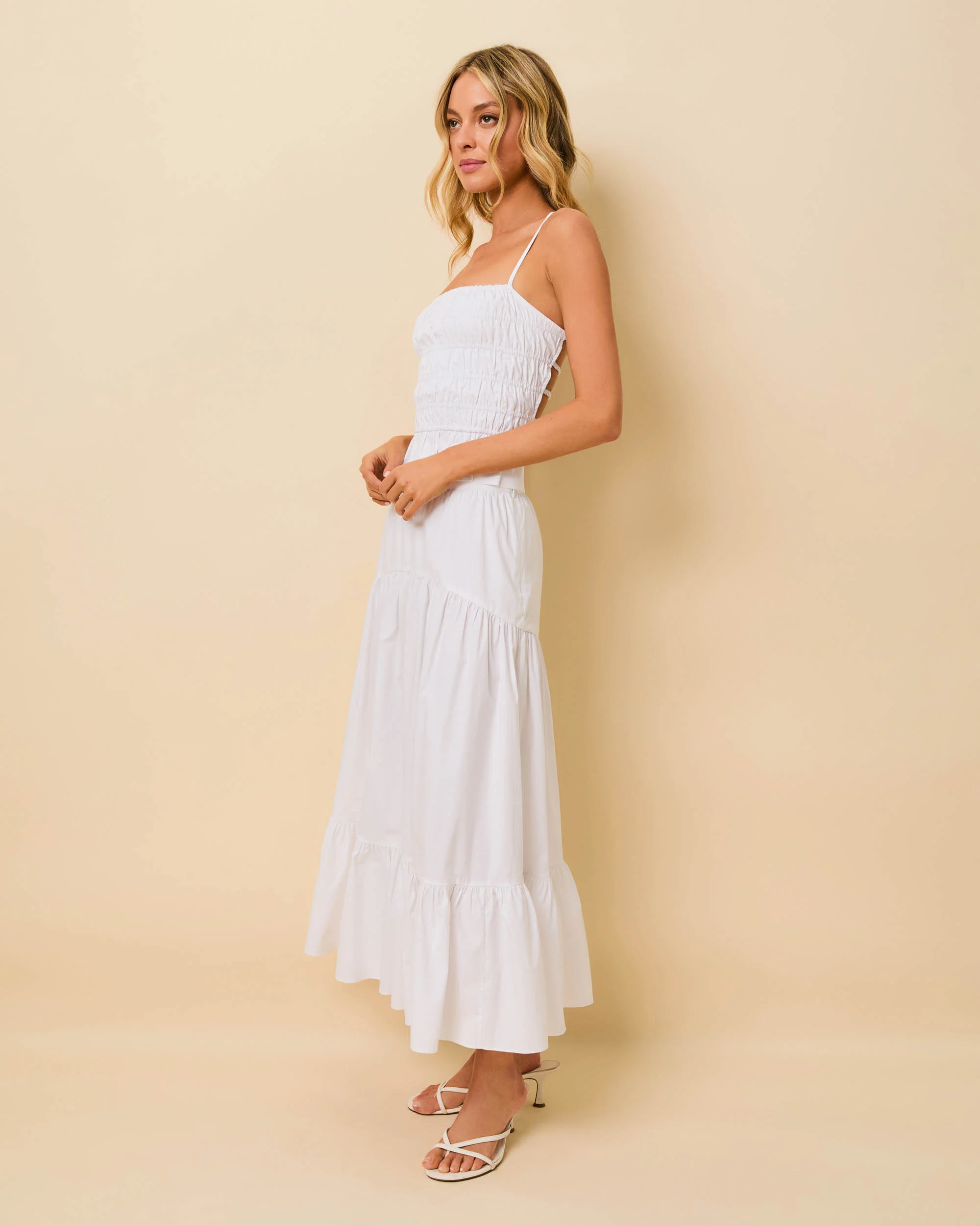 Delta Top Poplin Optic White - Image 3