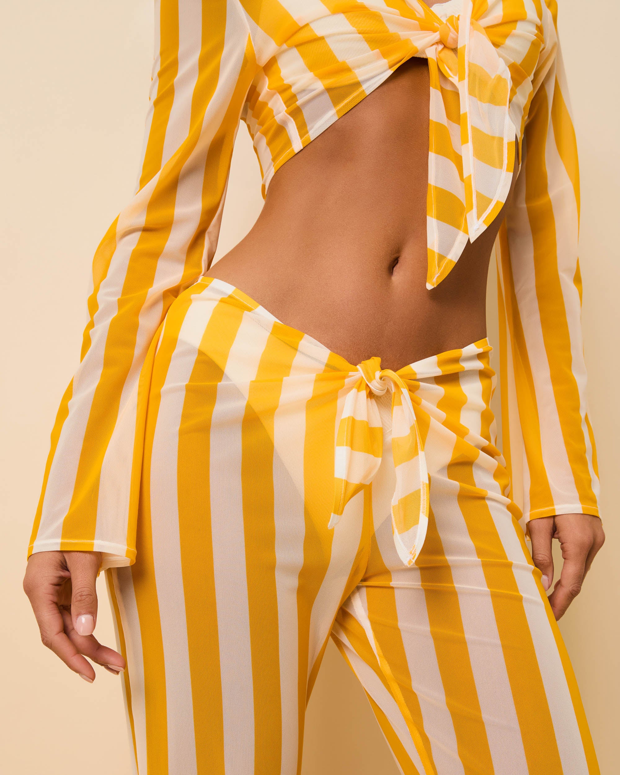 Dolly Pant Mesh Pineapple / Brule Stripe - Image 3