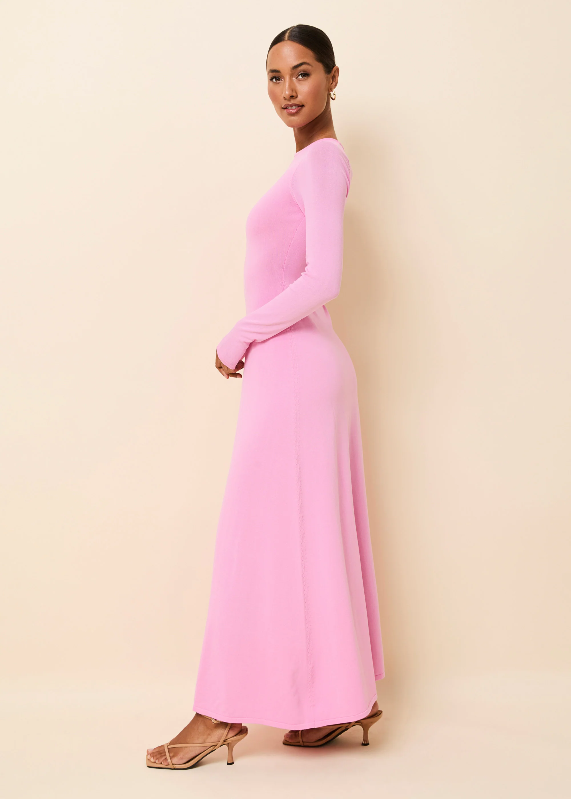 Dora Knit Dress Bon Bon - Image 4