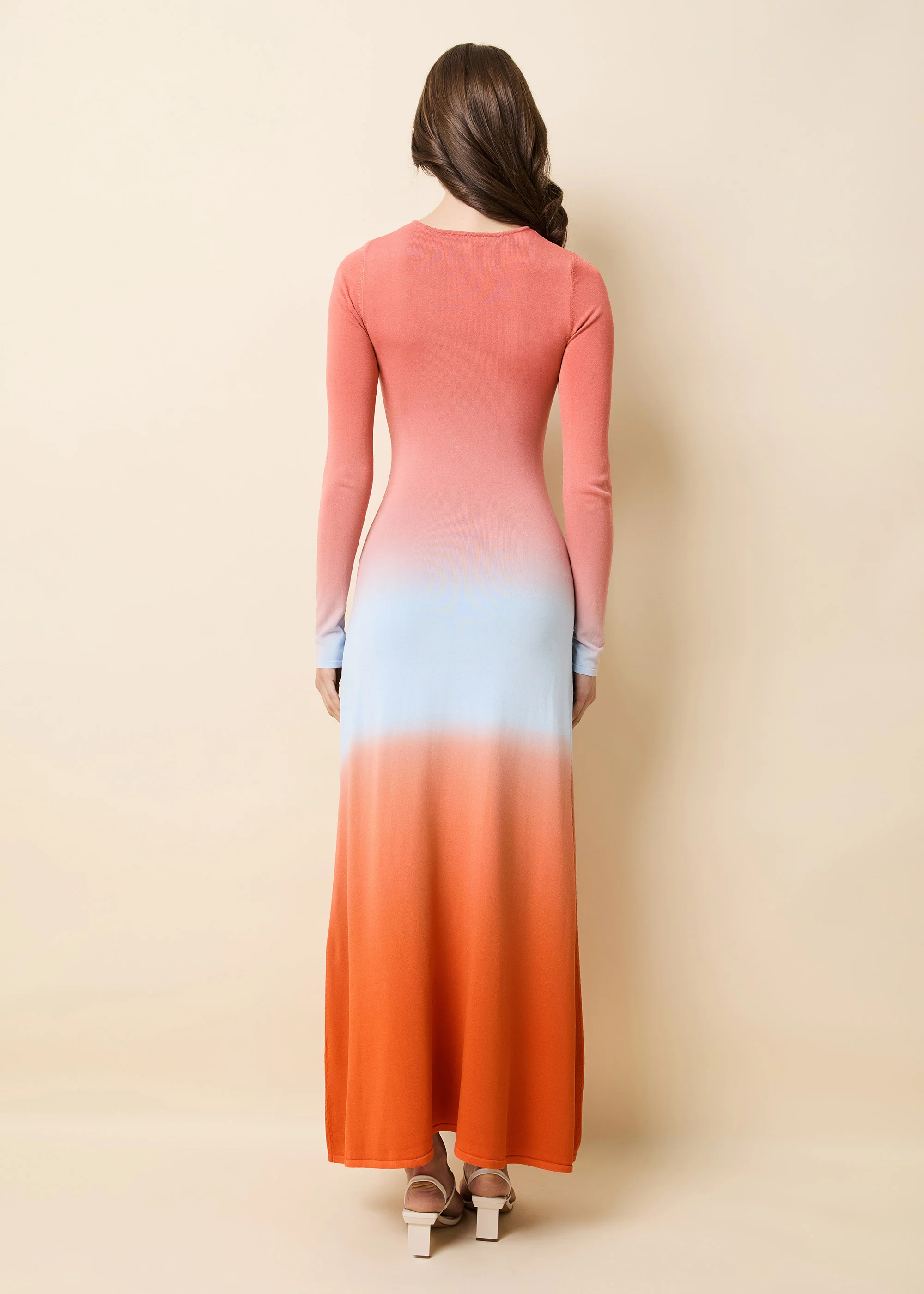 Dora Dress Ombre Peachy Keen - Image 3