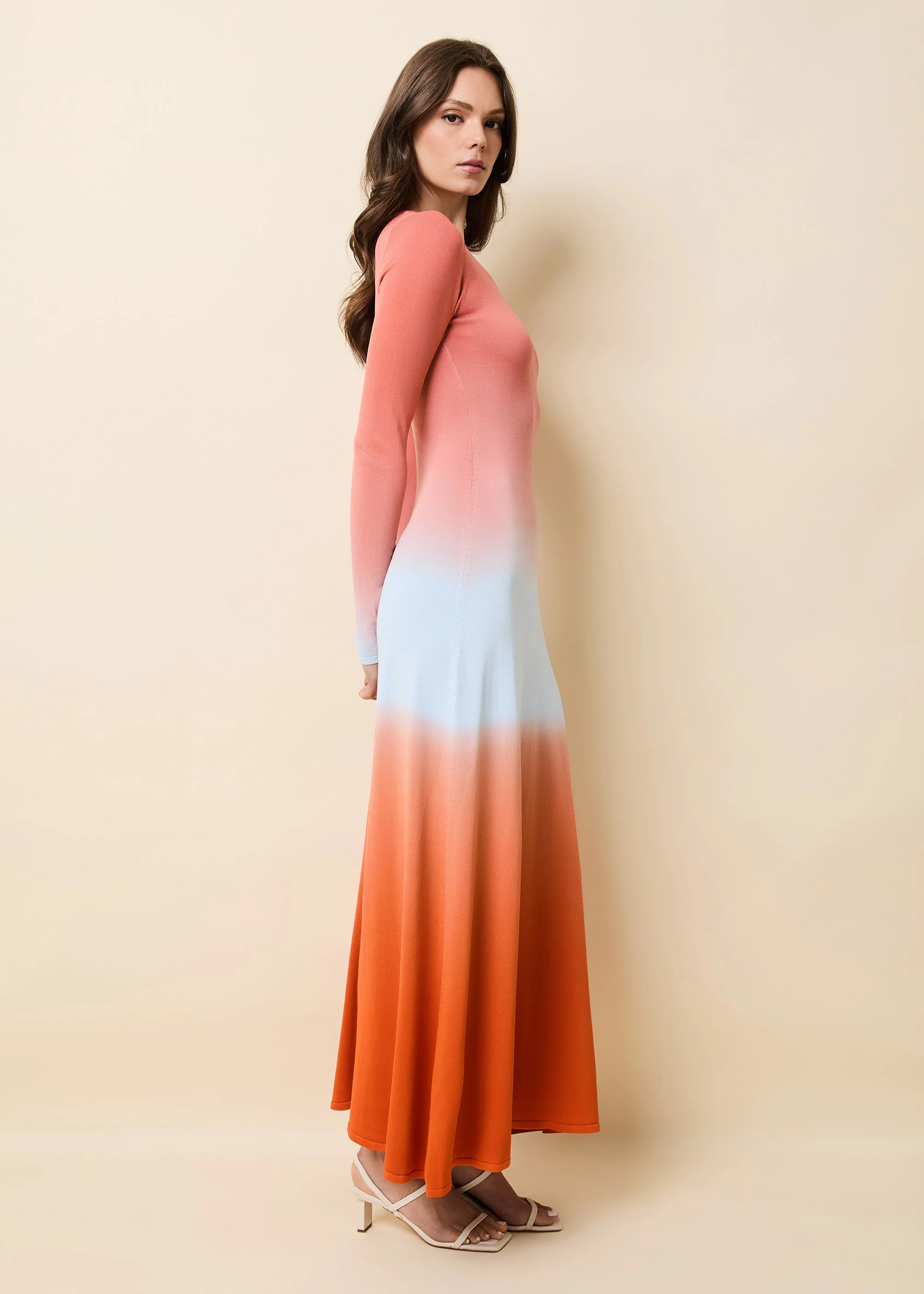 Dora Dress Ombre Peachy Keen - Image 4