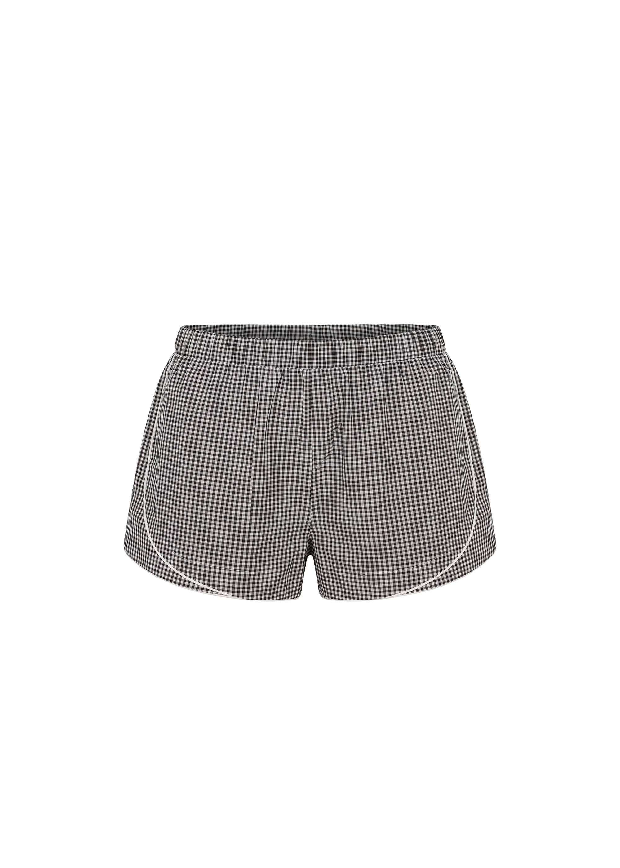 Eleni Short Seersucker Noir Gingham - Image 5