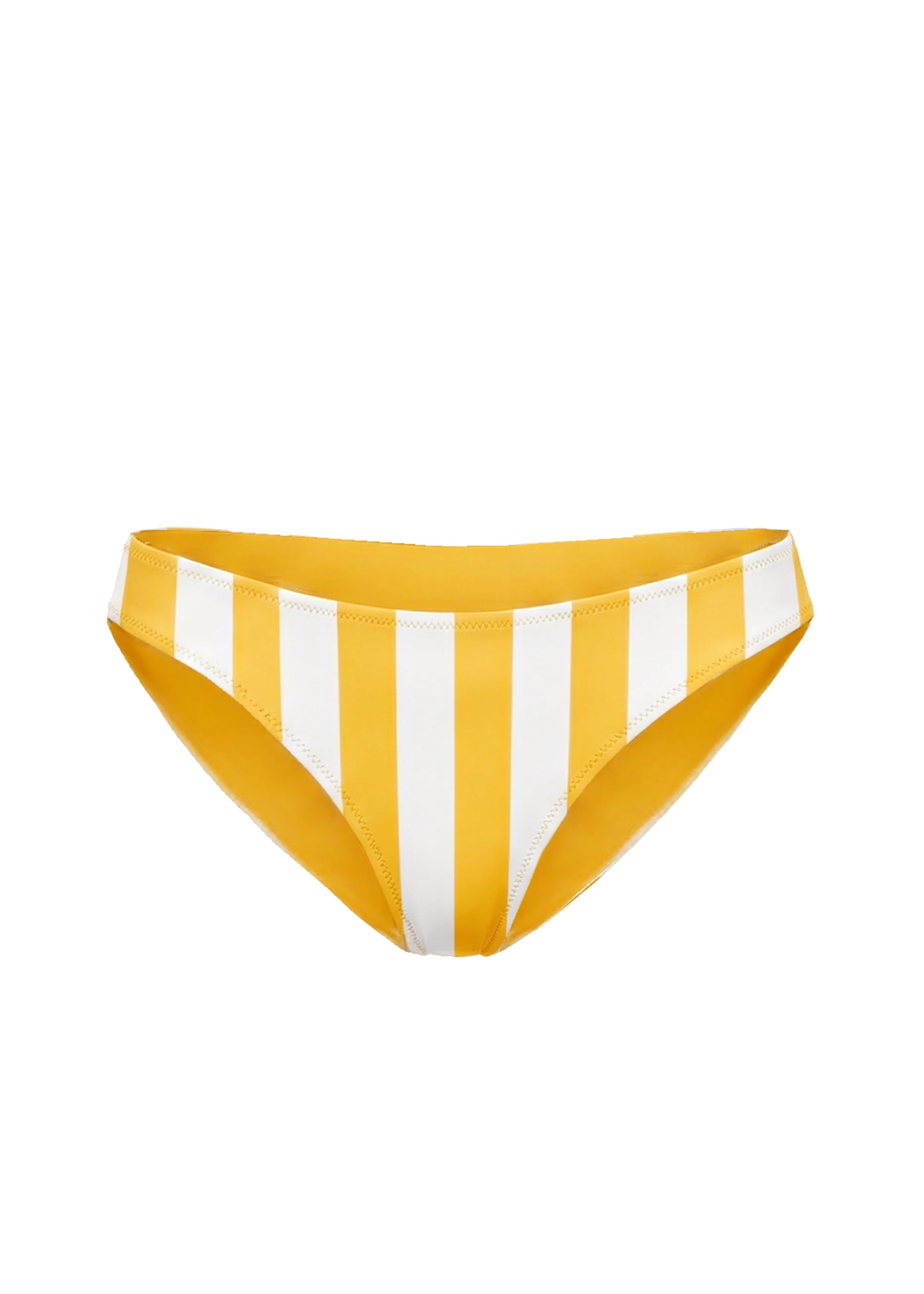 Elle Reversible Bikini Bottom Pineapple / Brule Stripe - Image 6