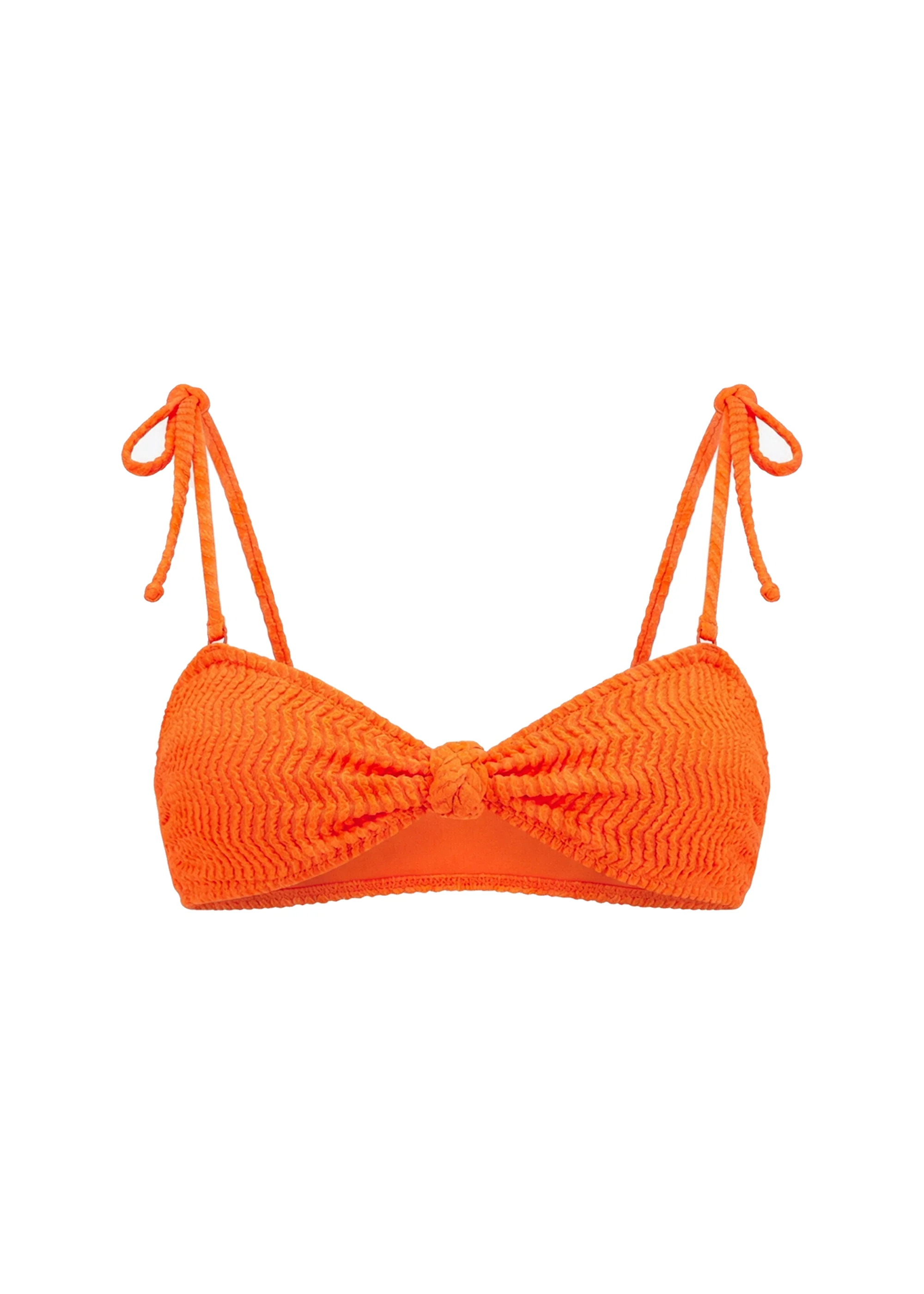 Ember Bikini Top Squiggle Rib Habanero - Image 7