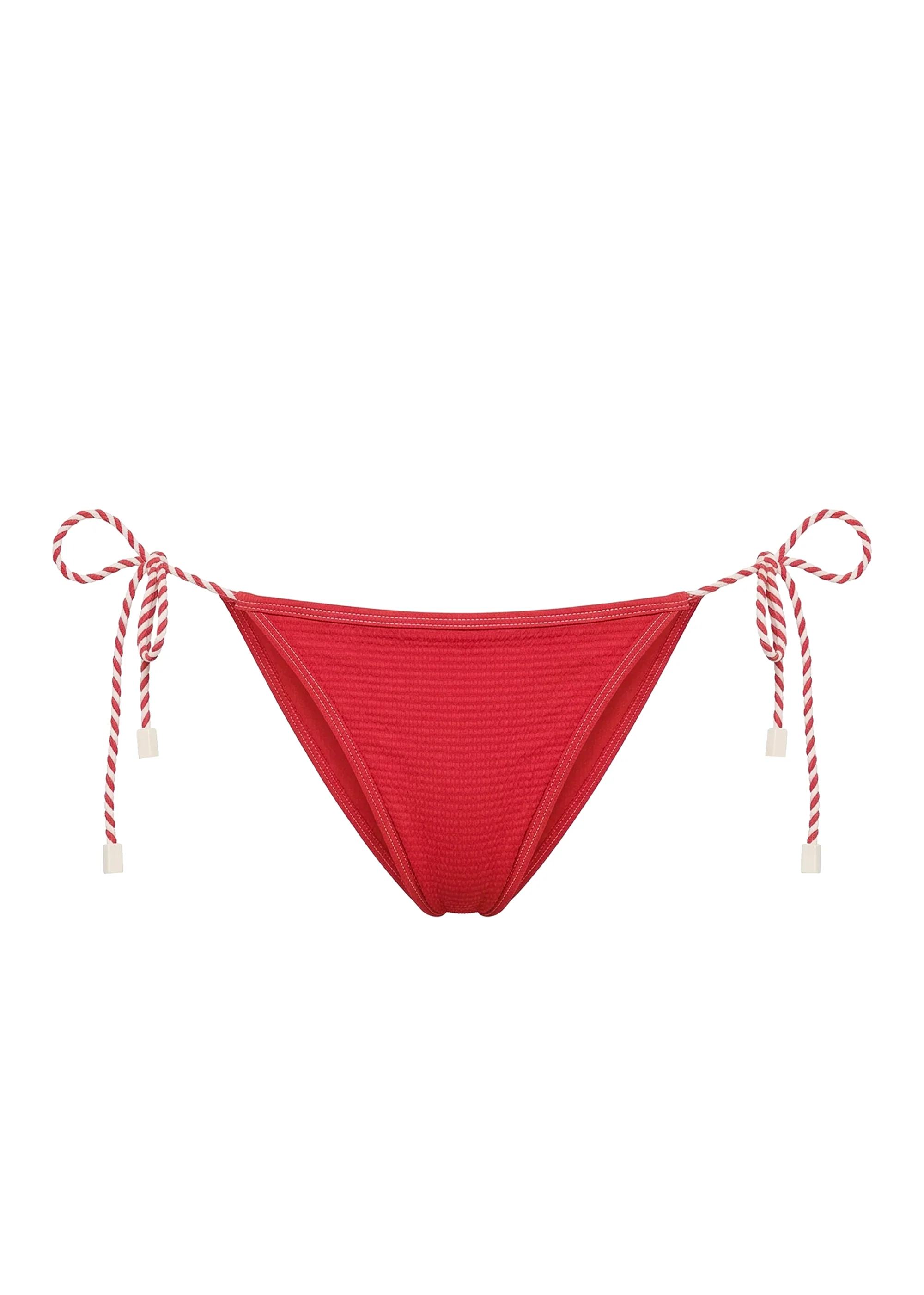 Harlow Bikini Bottom Seersucker Rooftop Red / Brule - Image 6