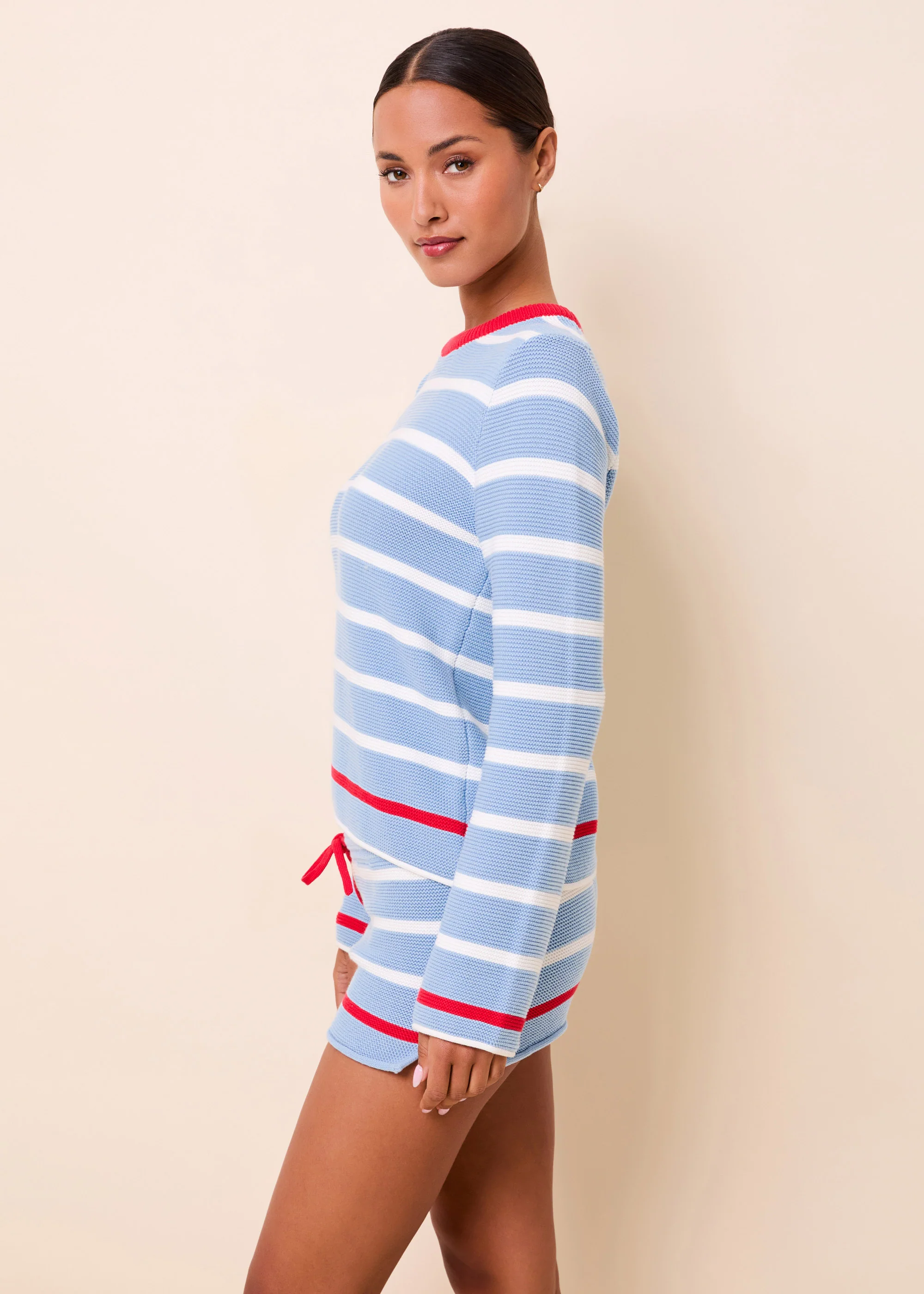 Hudson Sweater Americana Breton Stripe - Image 4