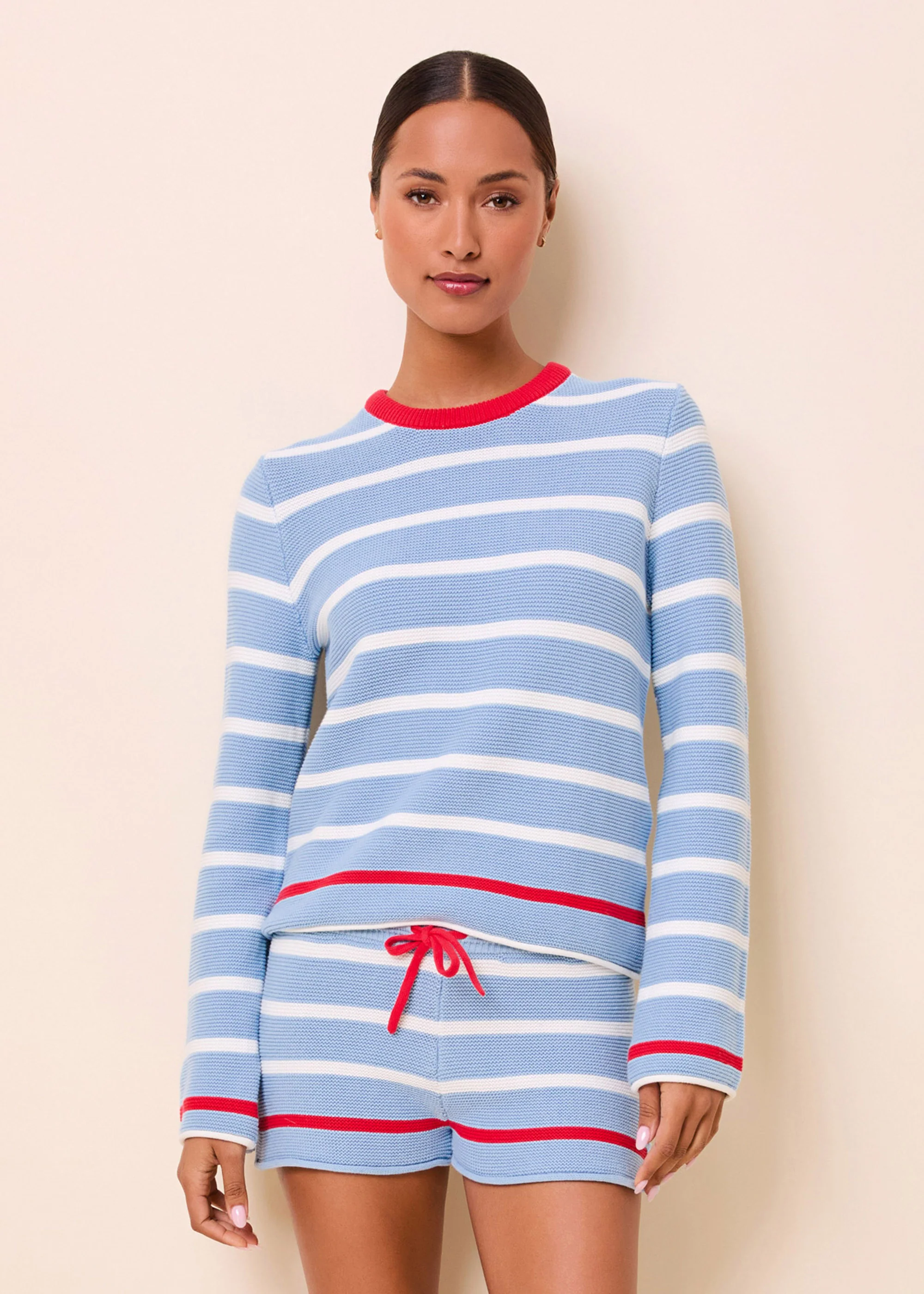 Hudson Sweater Americana Breton Stripe - Image 6