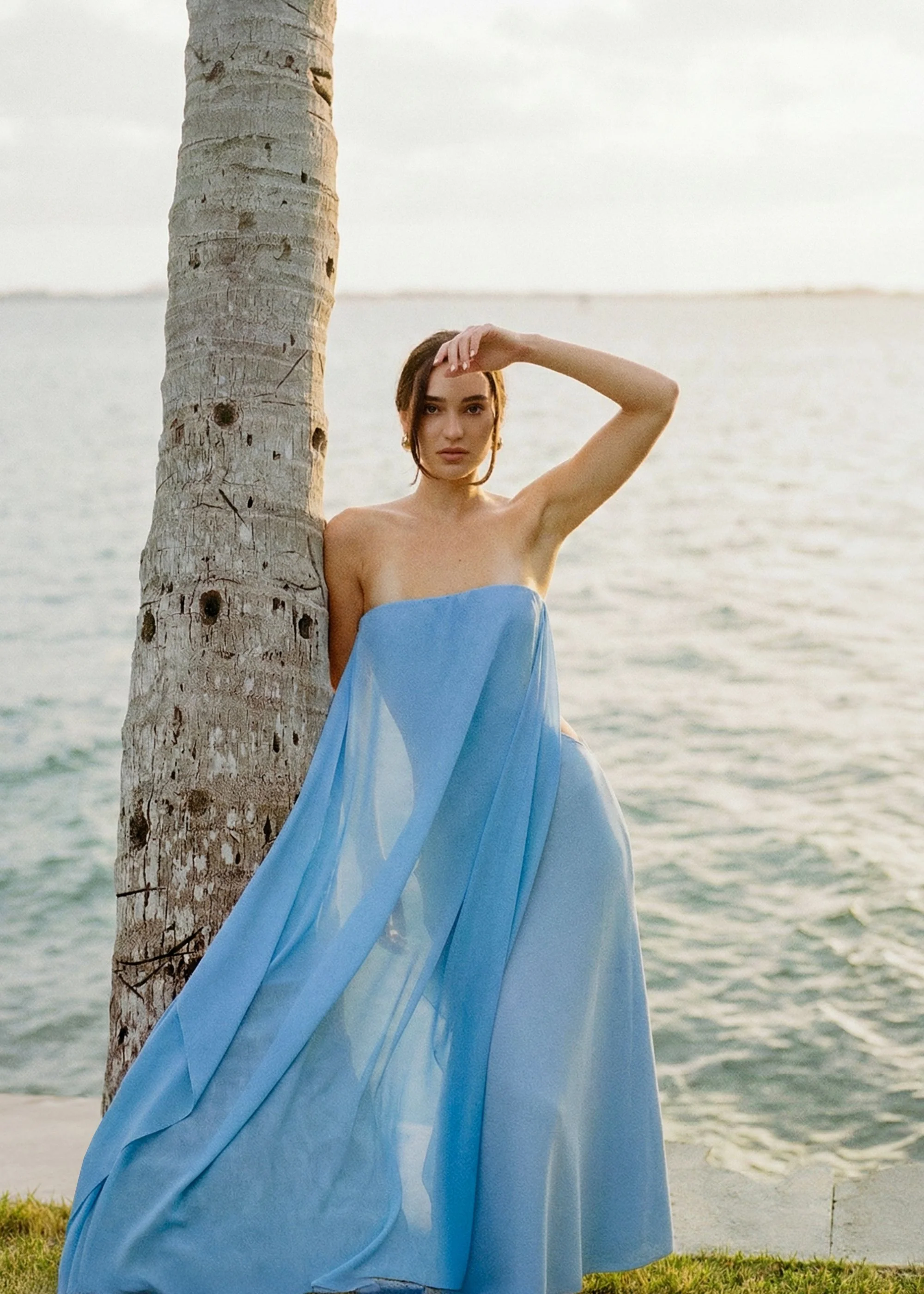 Indira Dress Blue Lagoon - Image 6