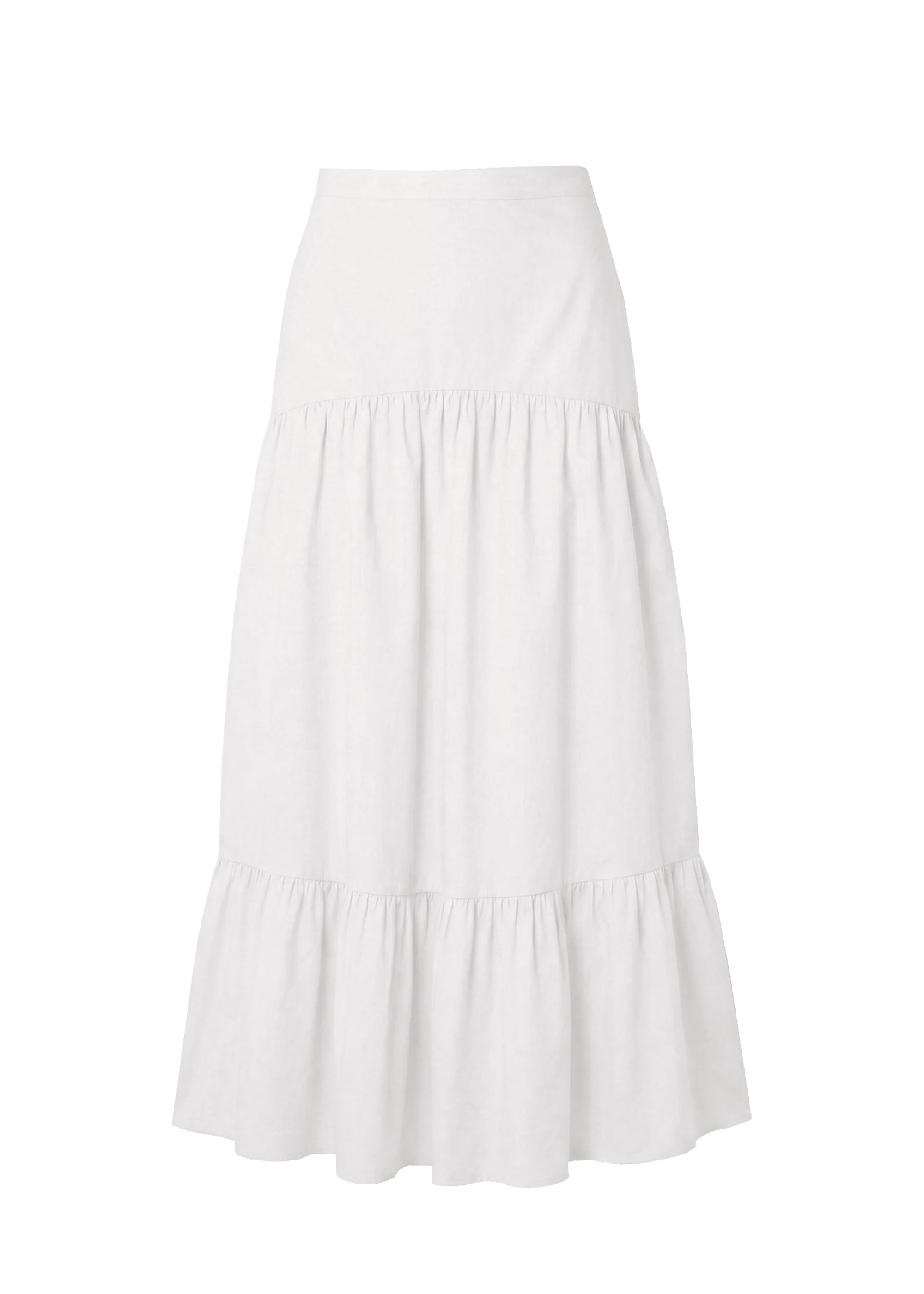 Indra Skirt Poplin Optic White - Image 6