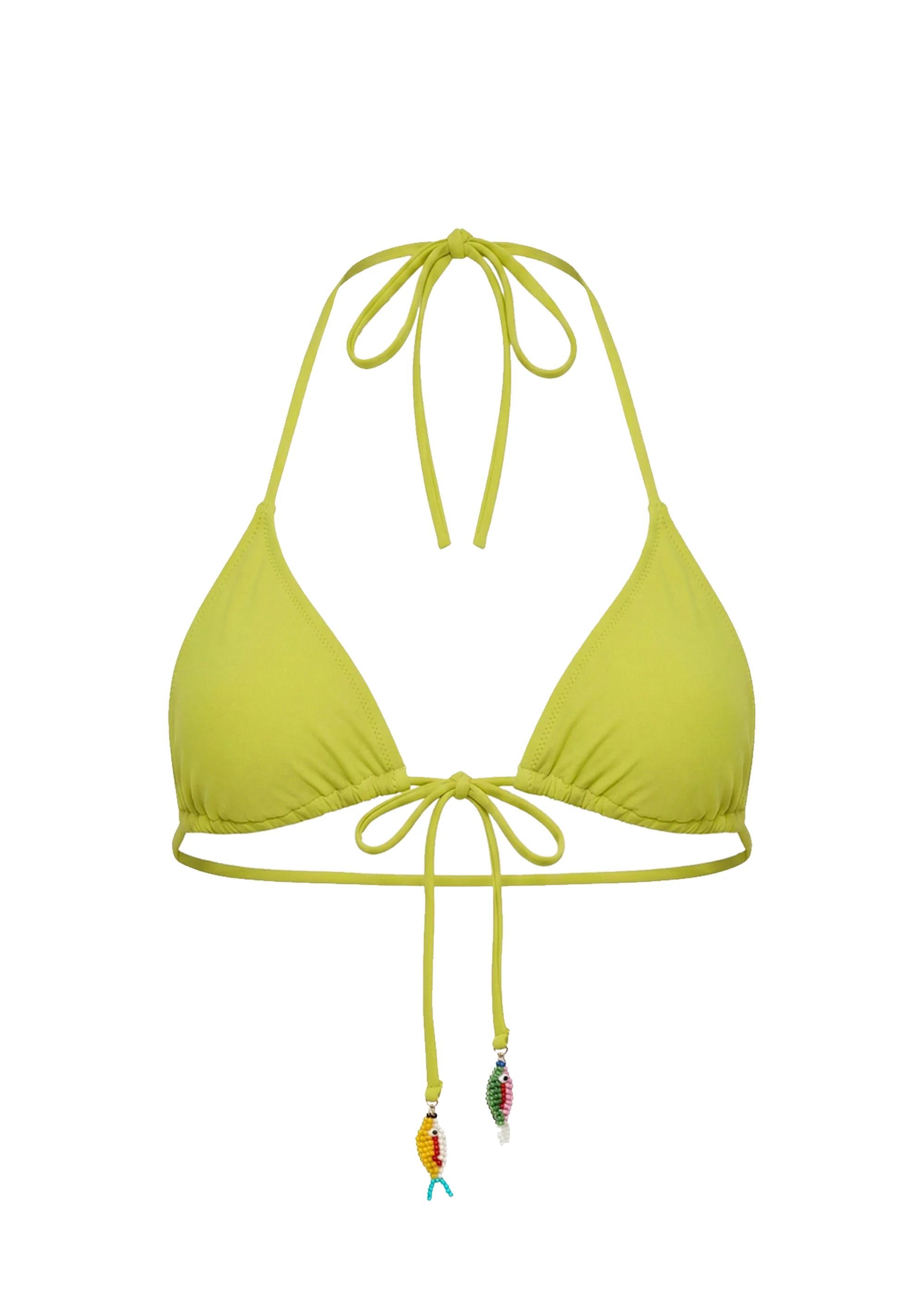 Iris Bikini Top Fish Charms Guava - Image 5