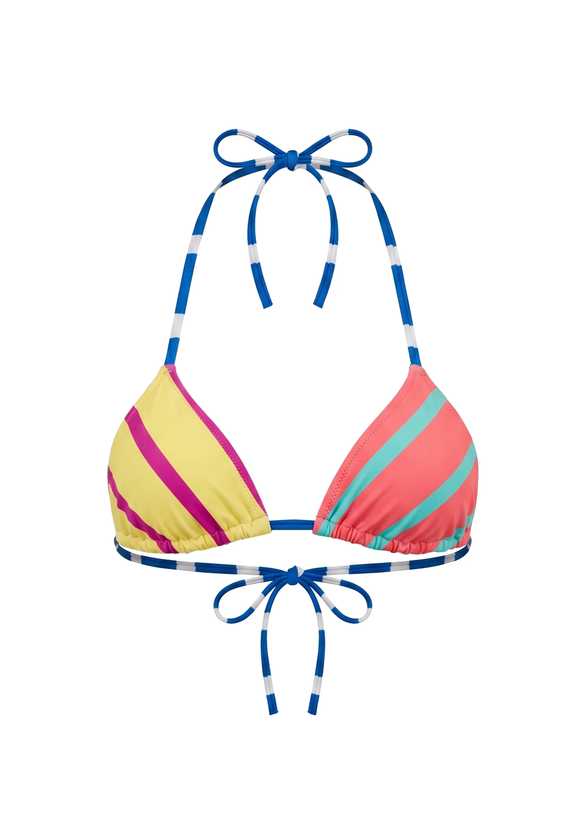 Iris Reversible Bikini Top Symi Colorblock Stripe - Image 7