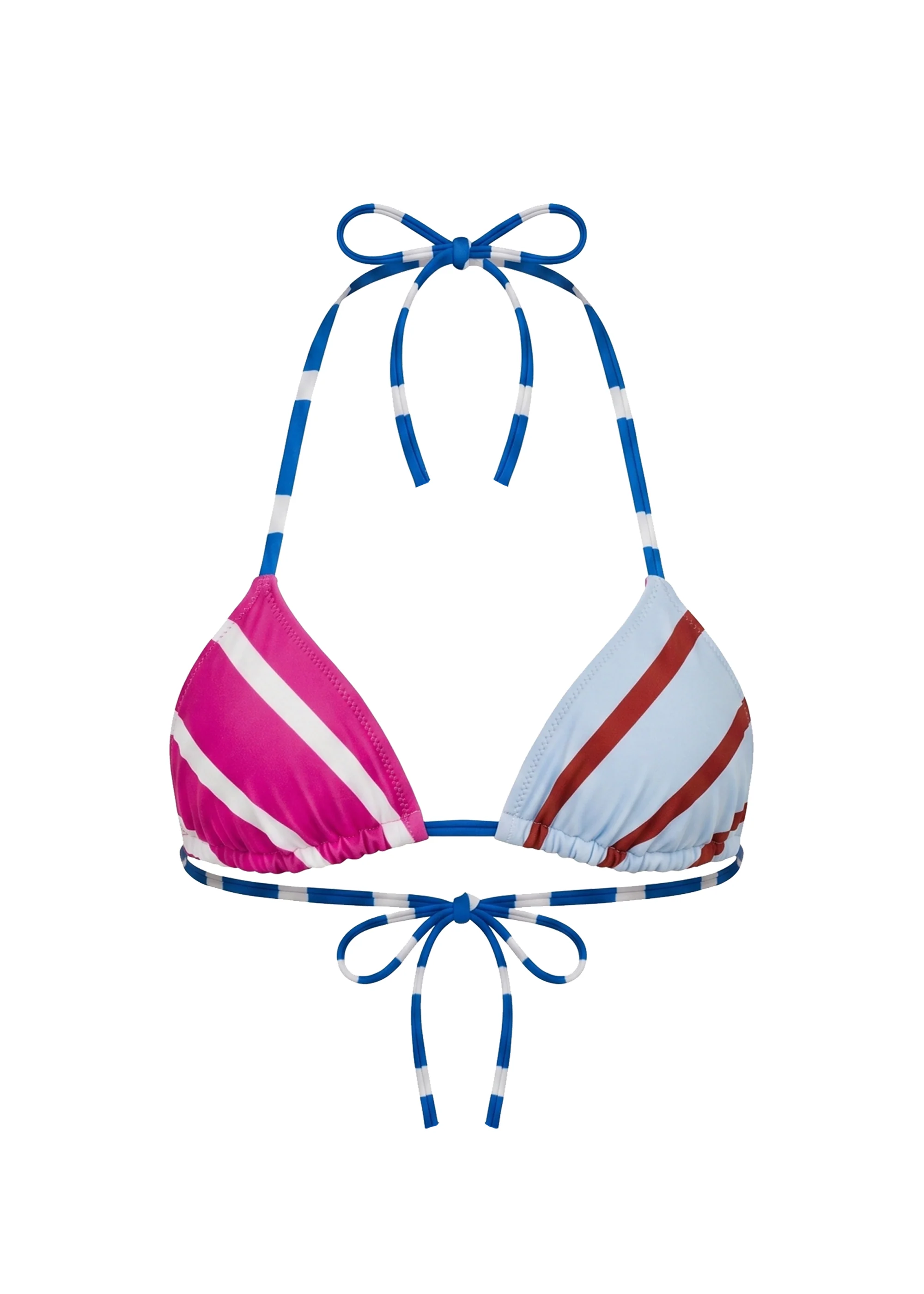 Iris Reversible Bikini Top Symi Colorblock Stripe - Image 8