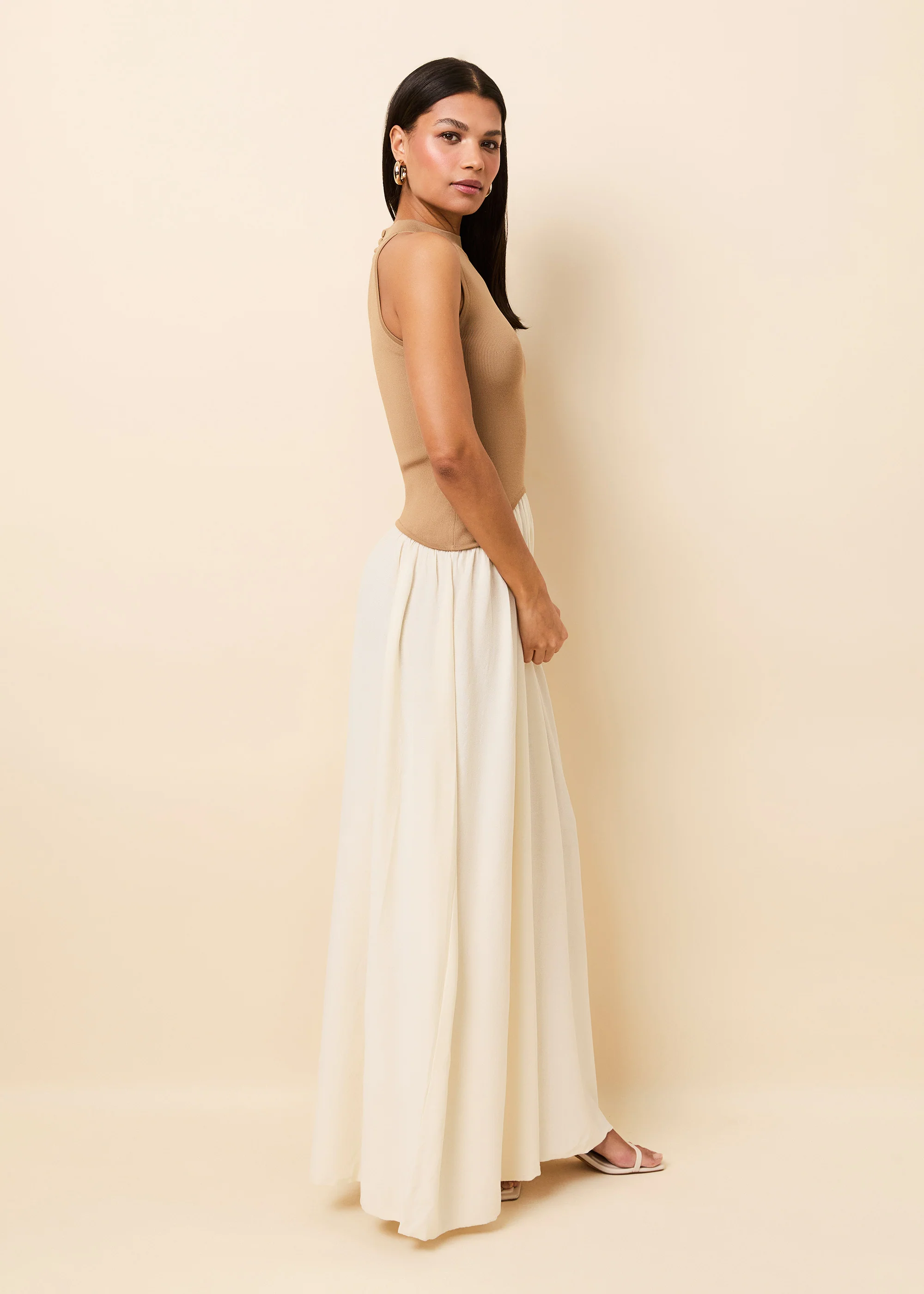 Isola Dress Camel / Brule - Image 4