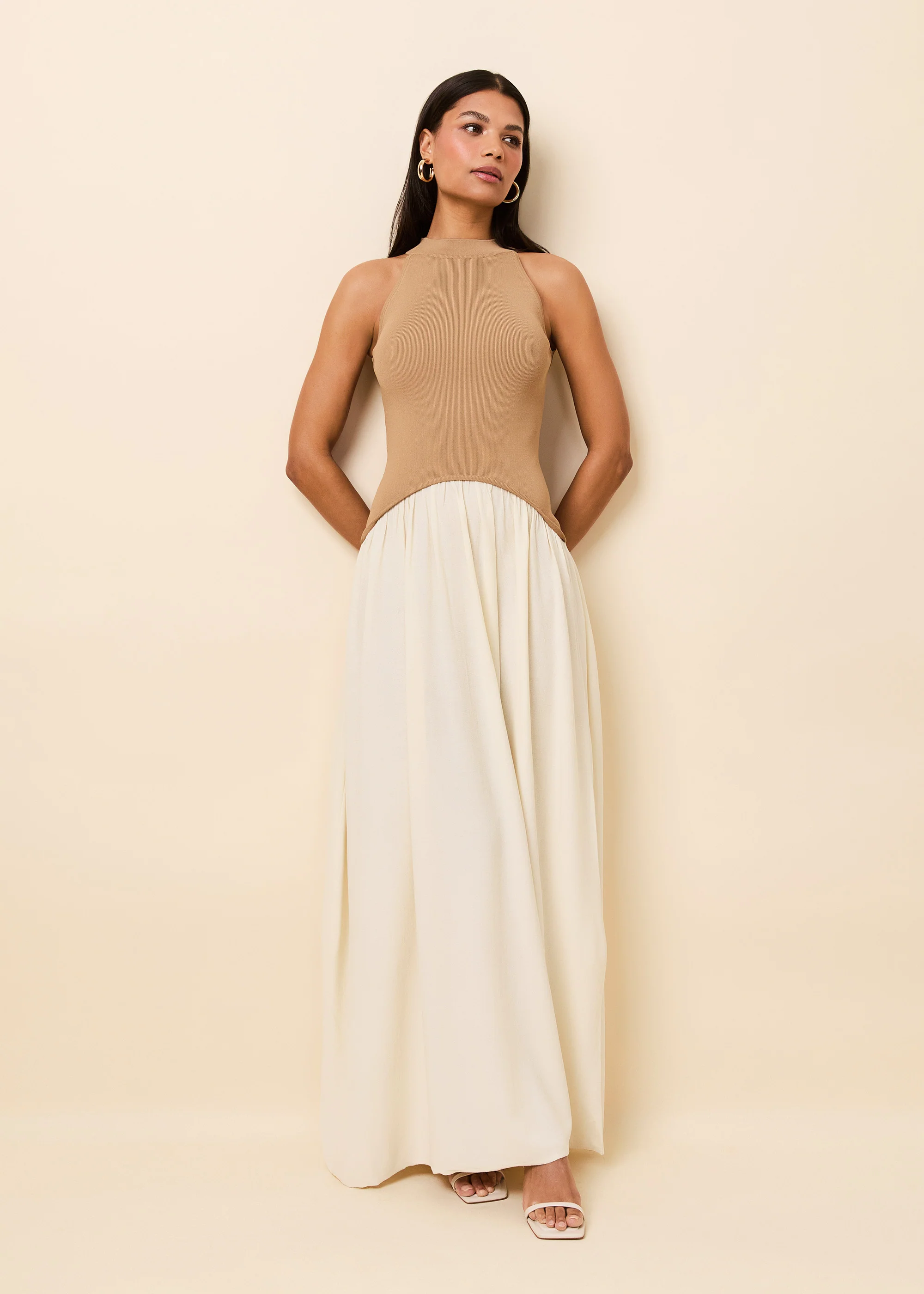 Isola Dress Camel / Brule - Image 5