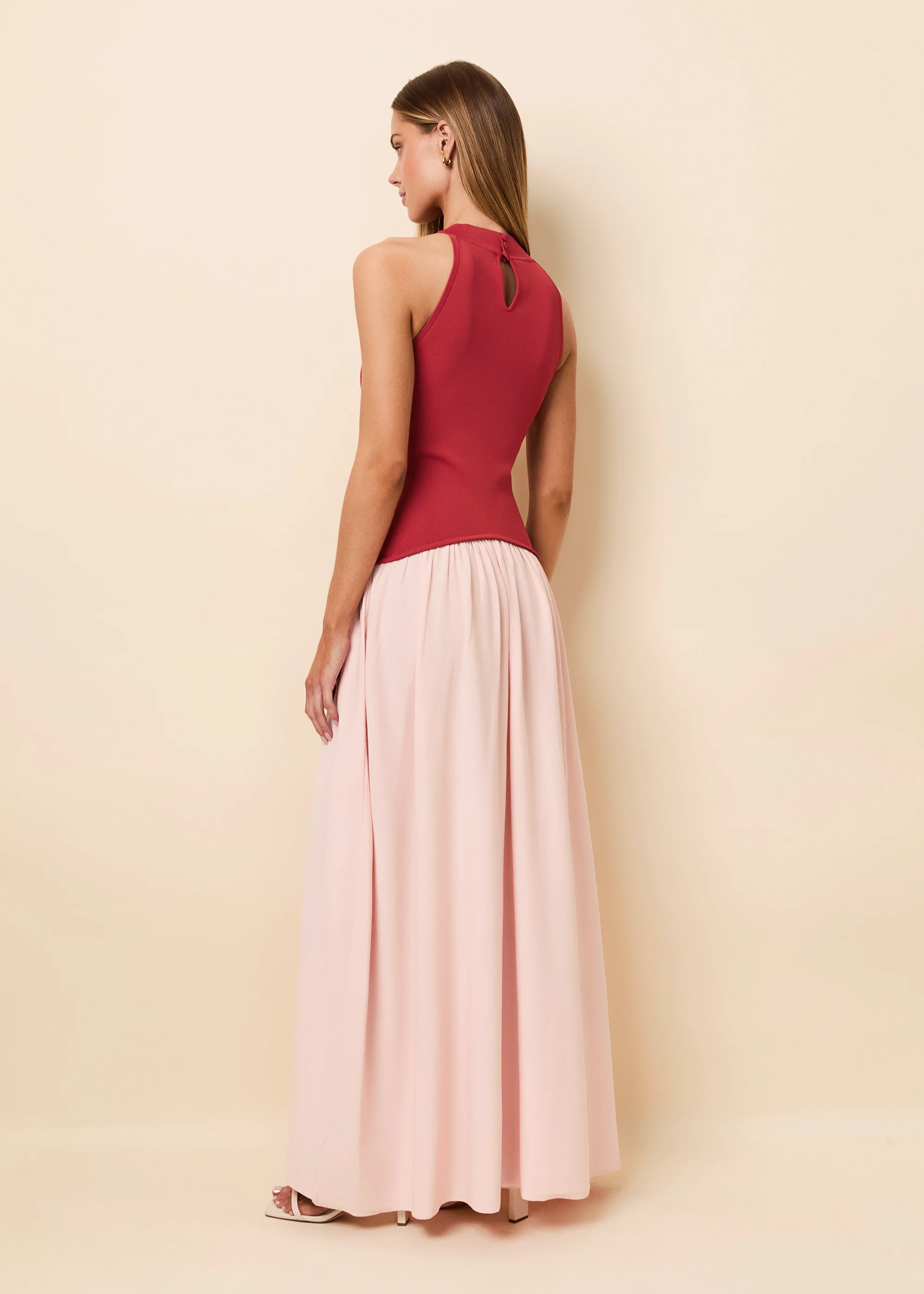 Isola Dress Rooftop Red / Sandbar - Image 2