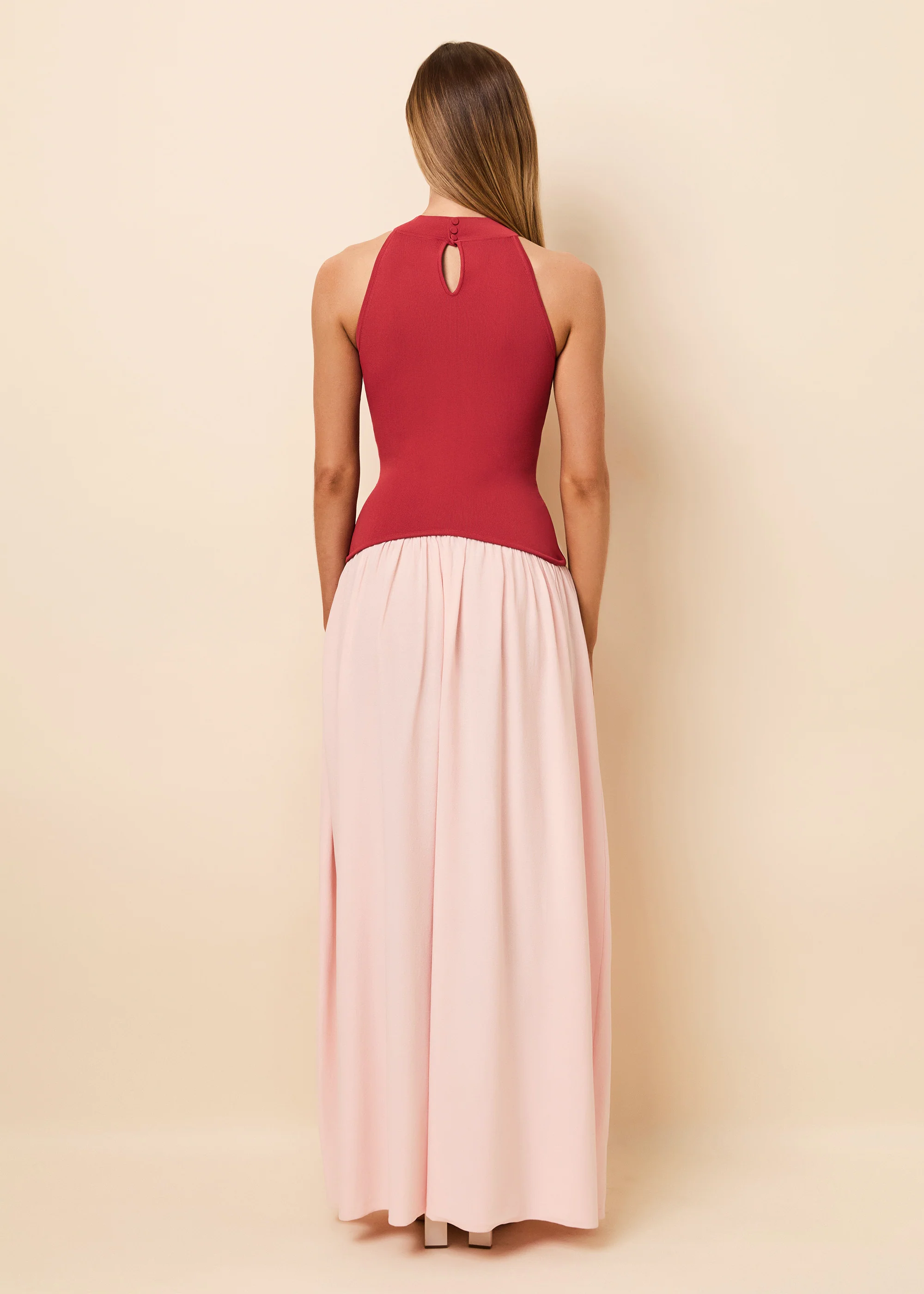 Isola Dress Rooftop Red / Sandbar - Image 4