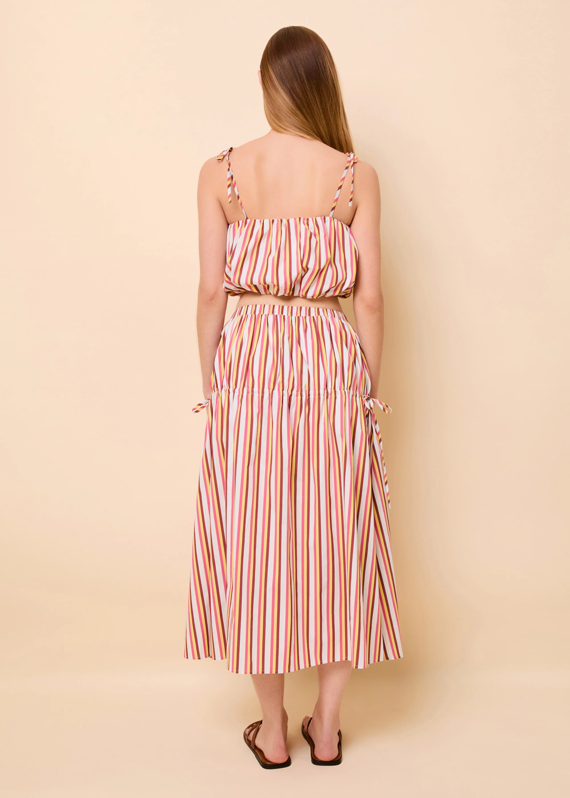Ivy Skirt Poplin Symi Stripe - Image 3