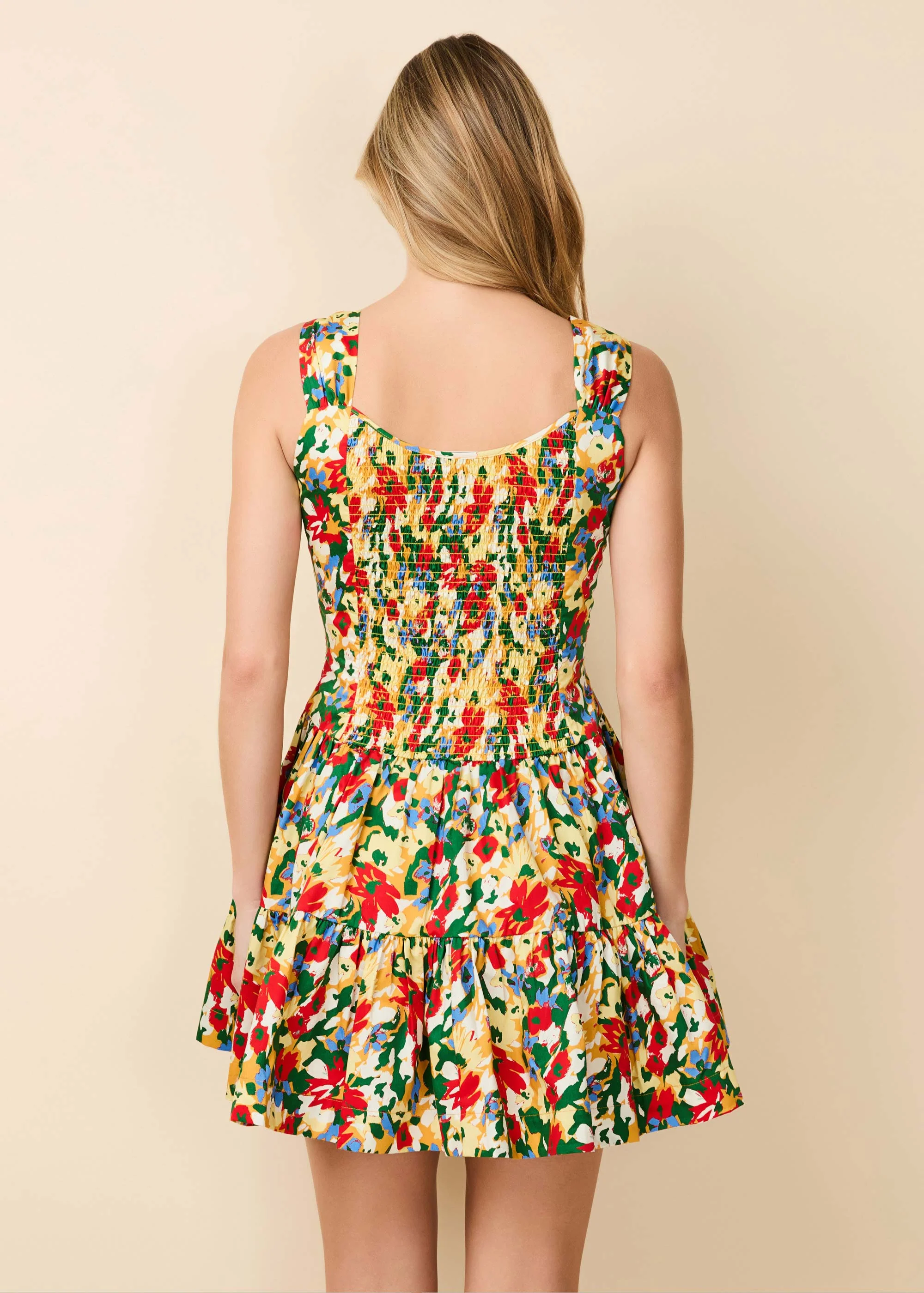 Leah Dress Picasso Floral - Image 3