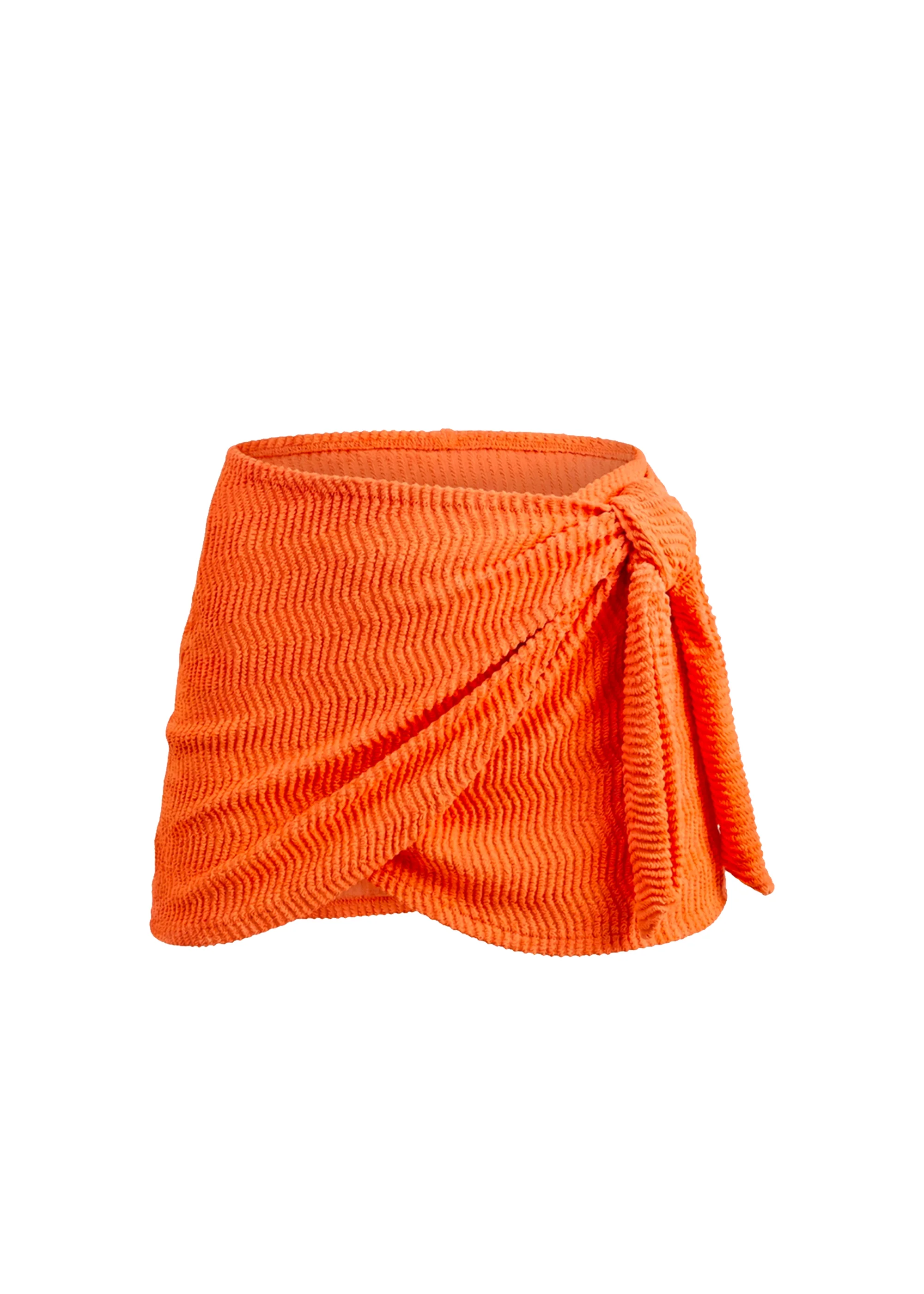 Lennox Swim Skirt Squiggle Rib Habanero - Image 5
