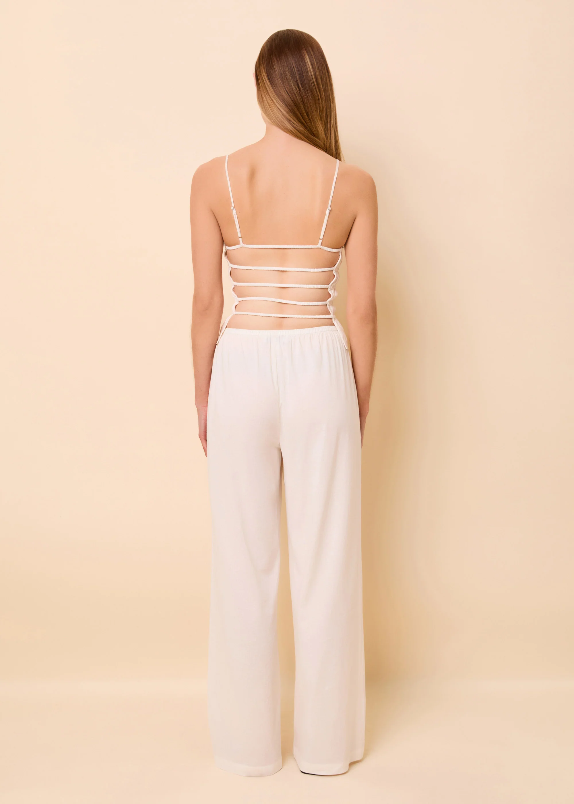 Monaco Pant Linen Optic White - Image 5