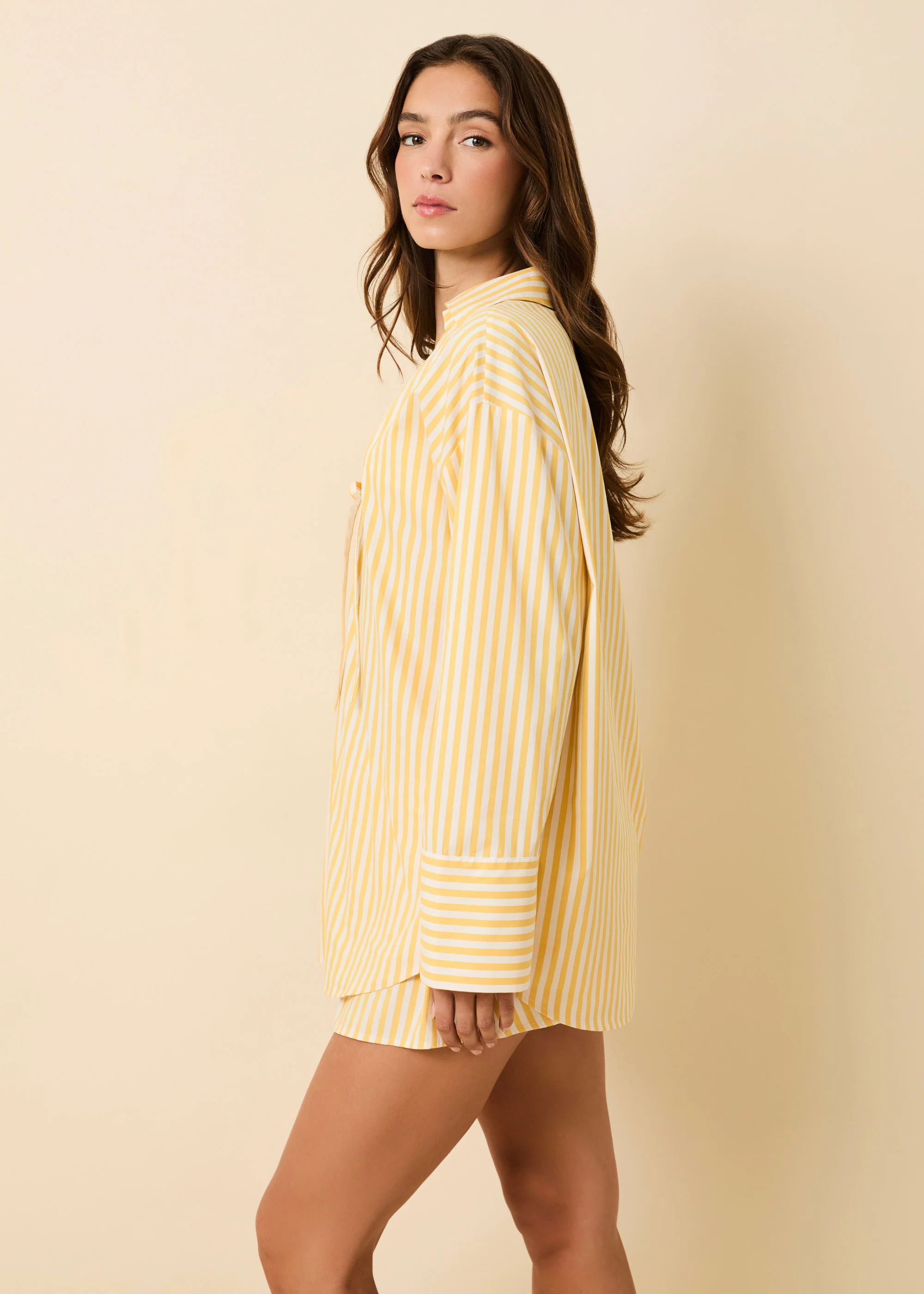 Livia Tunic Lemon Drop / Brule Stripe - Image 3