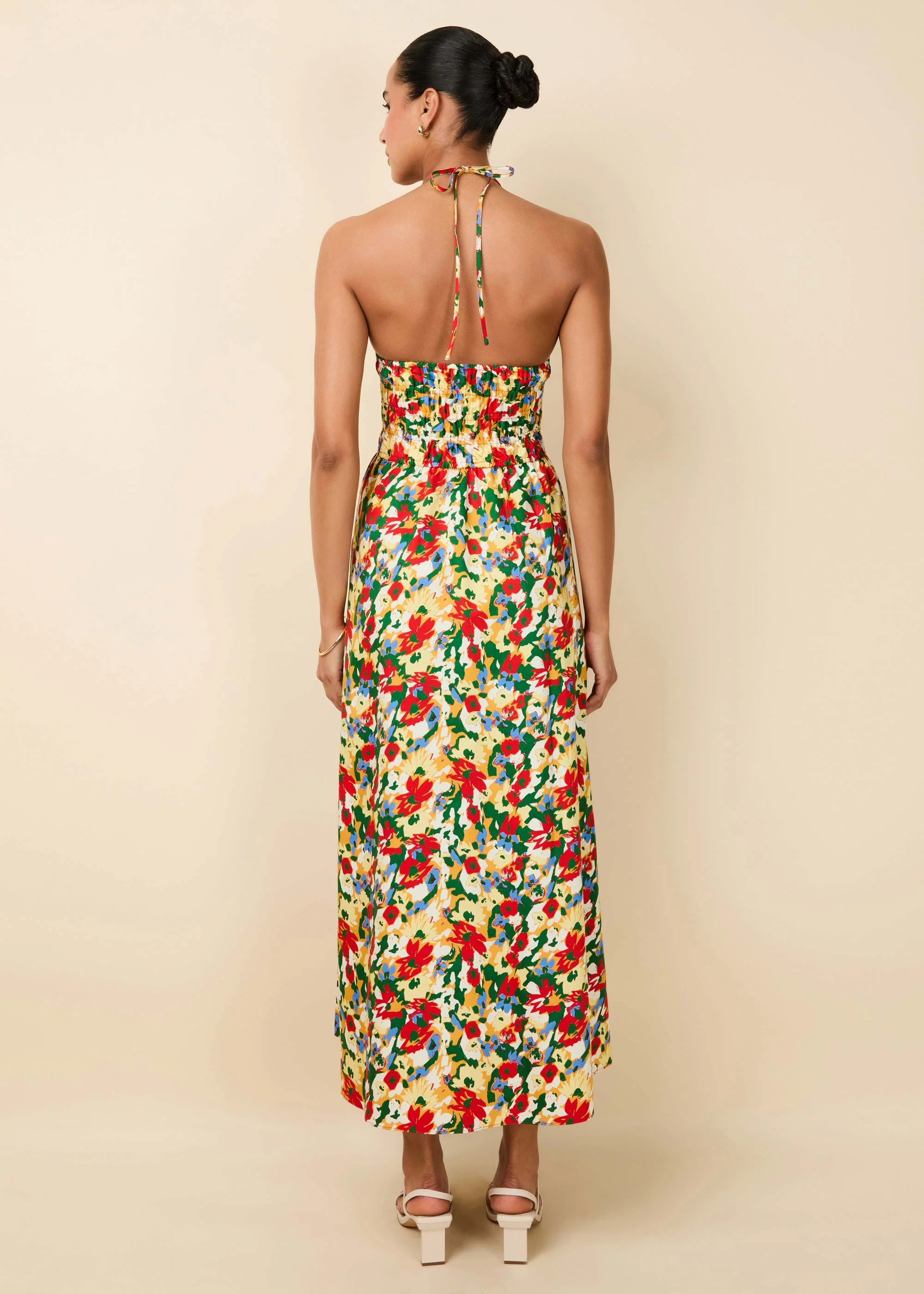 Lolita Halter Dress Poplin Picasso Floral - Image 3