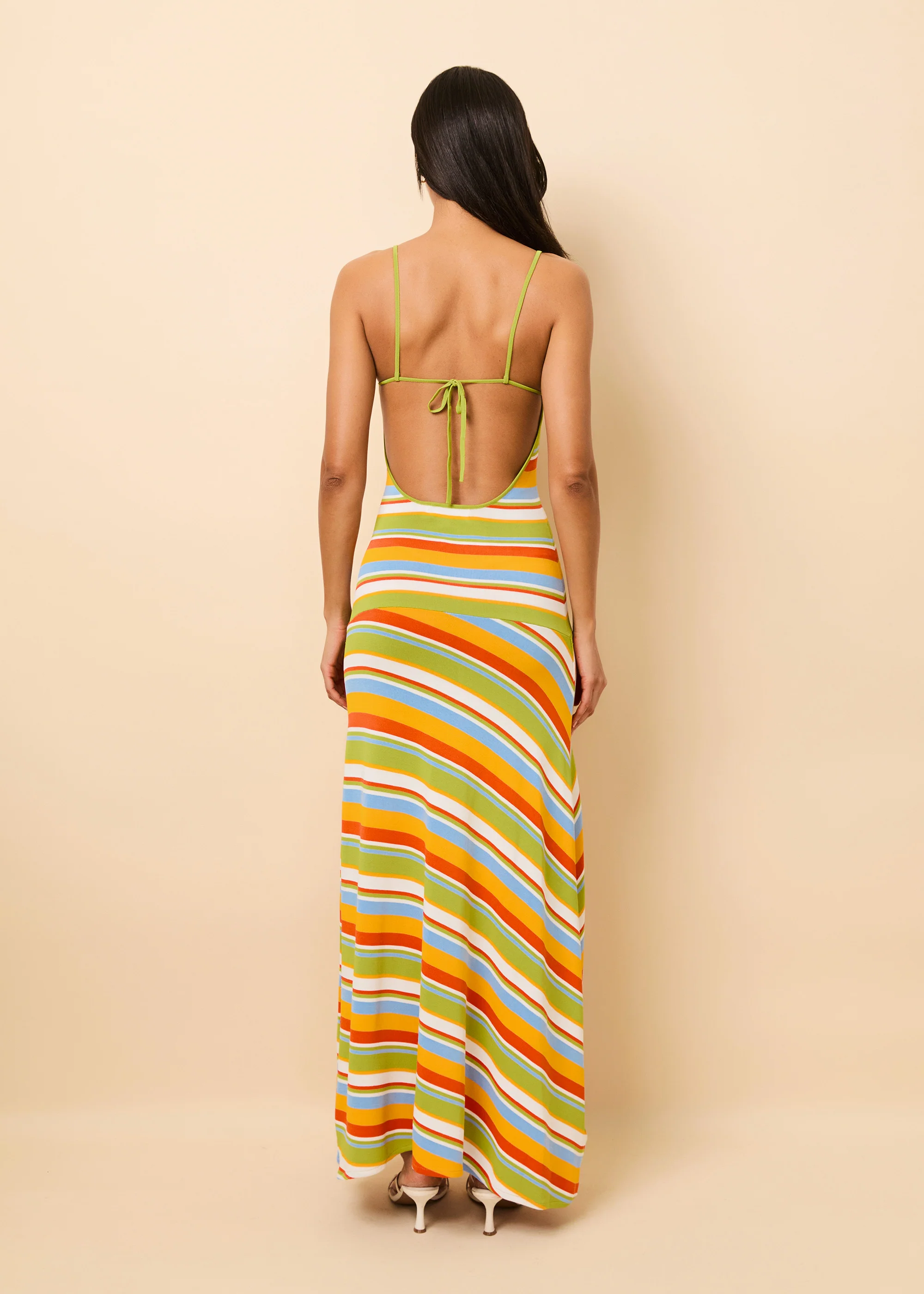 Lottie Maxi Dress St. Barths Stripe - Image 2