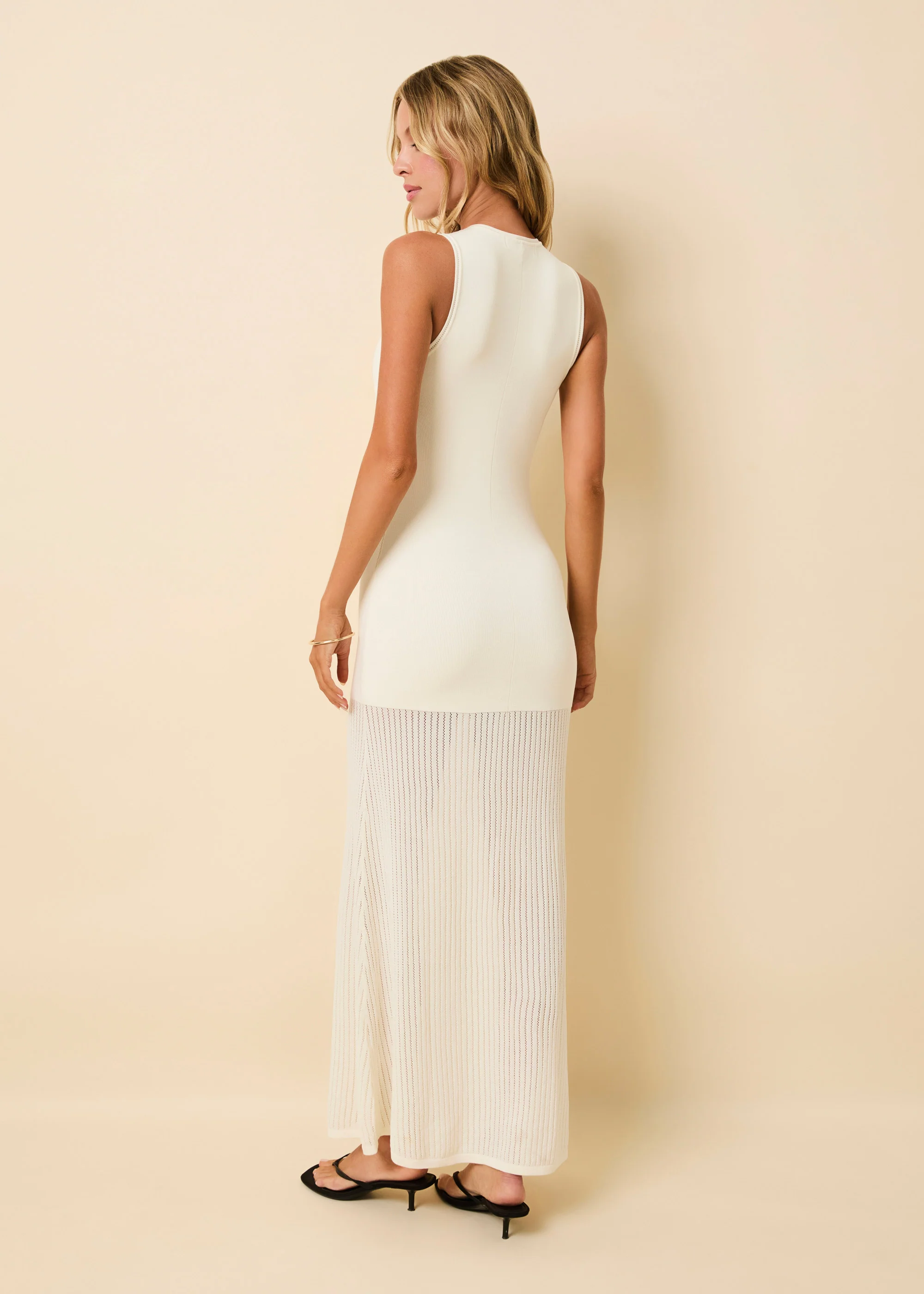 Lucerne Pointelle Dress Brule - Image 3