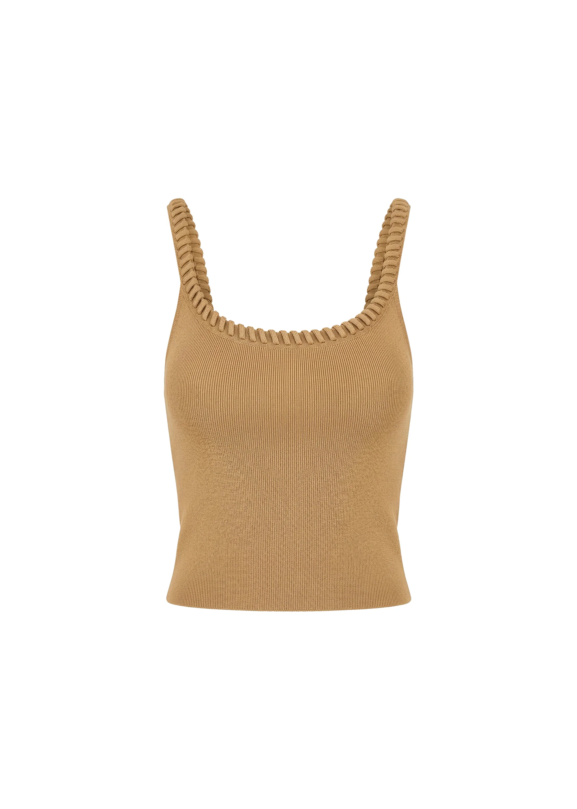 Lyra Knit Tank Camel - Image 5