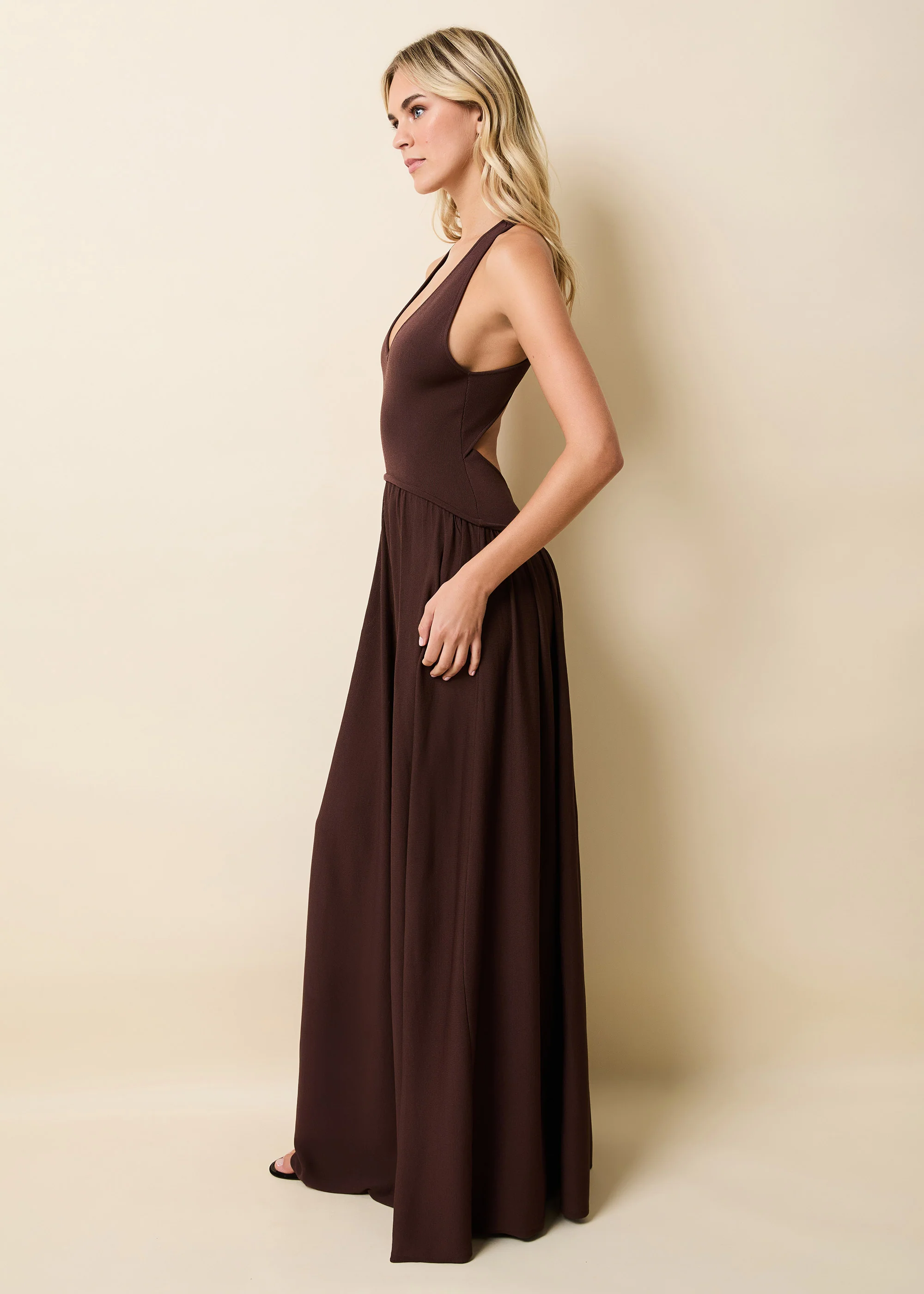 Maggie Dress Raisin Brown - Image 4