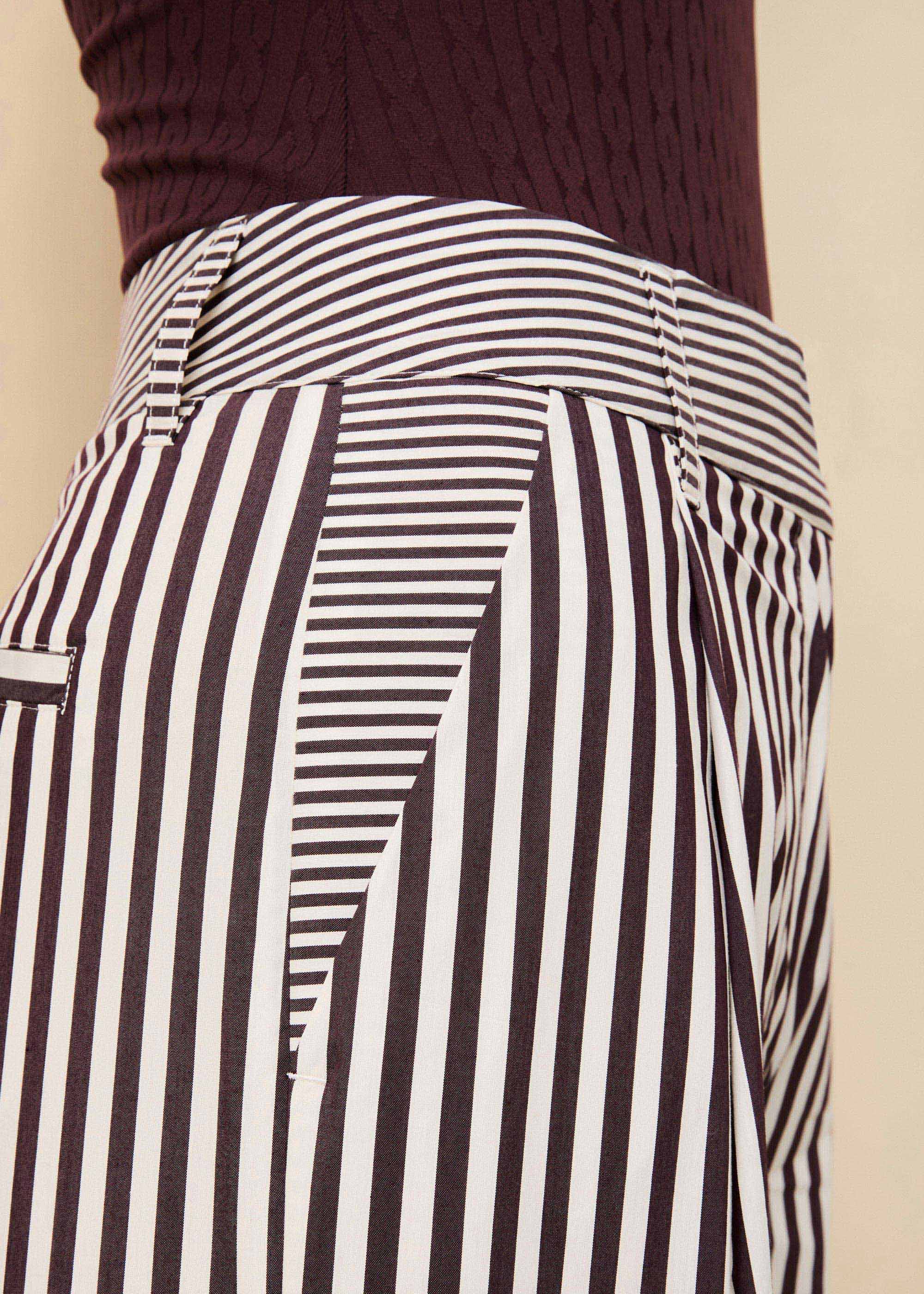 Marnie Pant Raisin Brown / Brule Stripe - Image 4