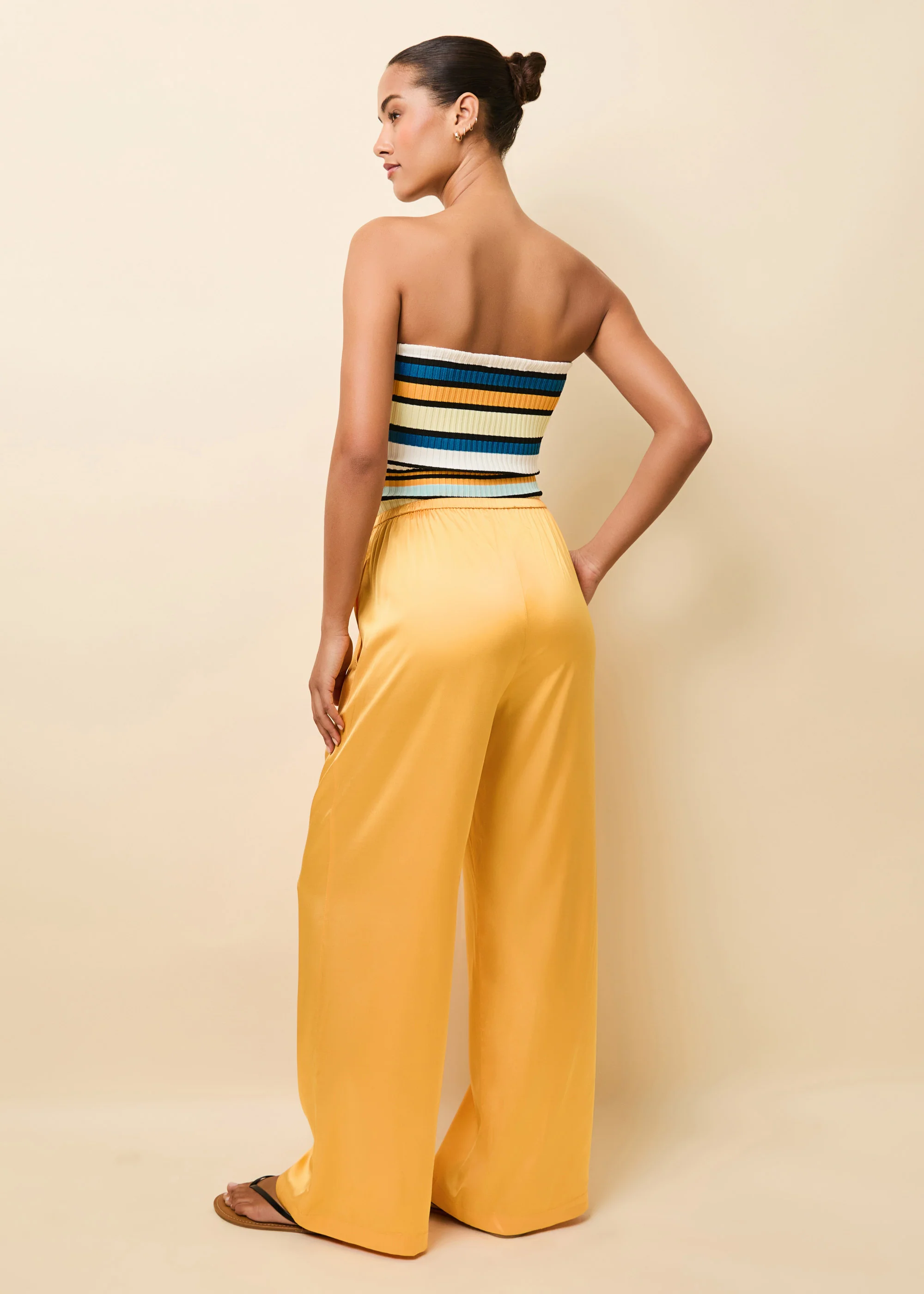 Monaco Pant Satin Mango - Image 4