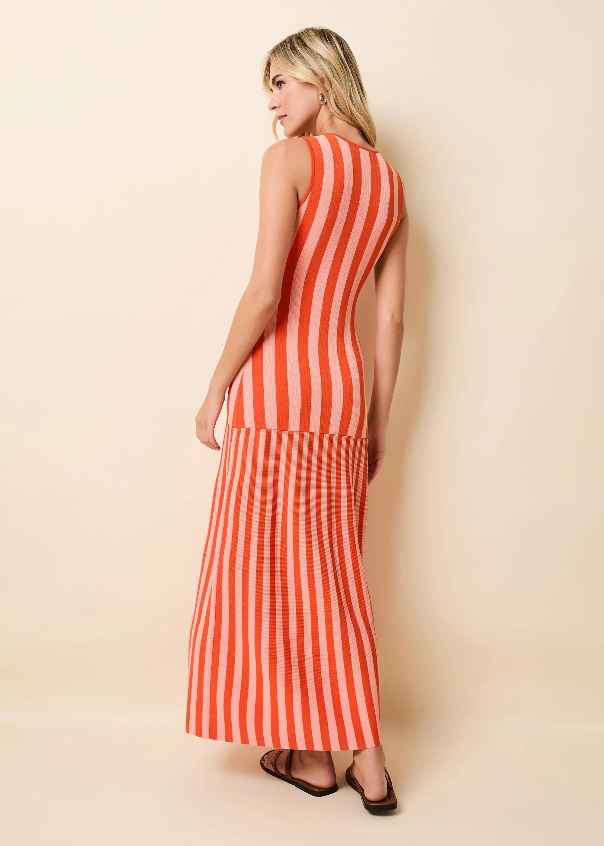 Petra Dress Peachykeen / Rust - Image 3