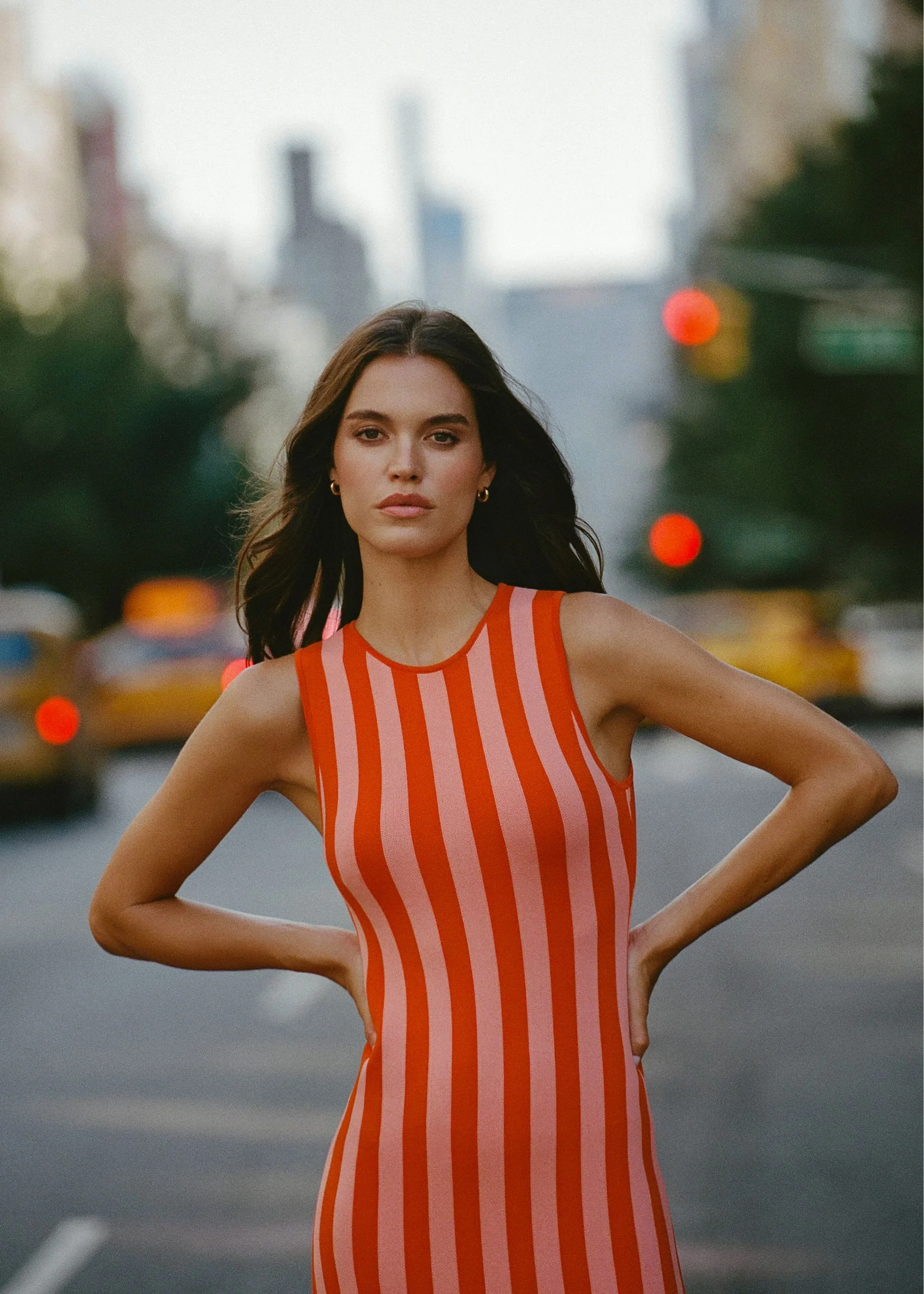 Petra Dress Peachykeen / Rust - Image 5
