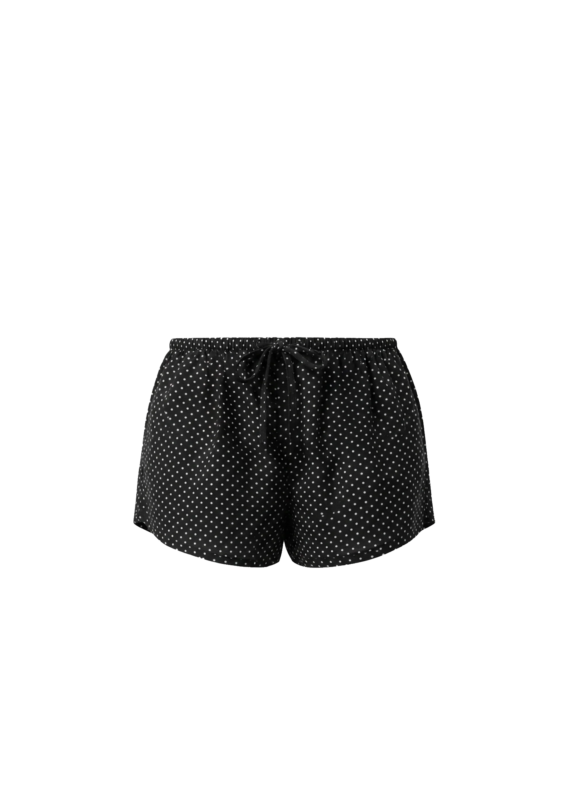 Remi Short Luxe Drape Noir / Brule Mini Dot - Image 5