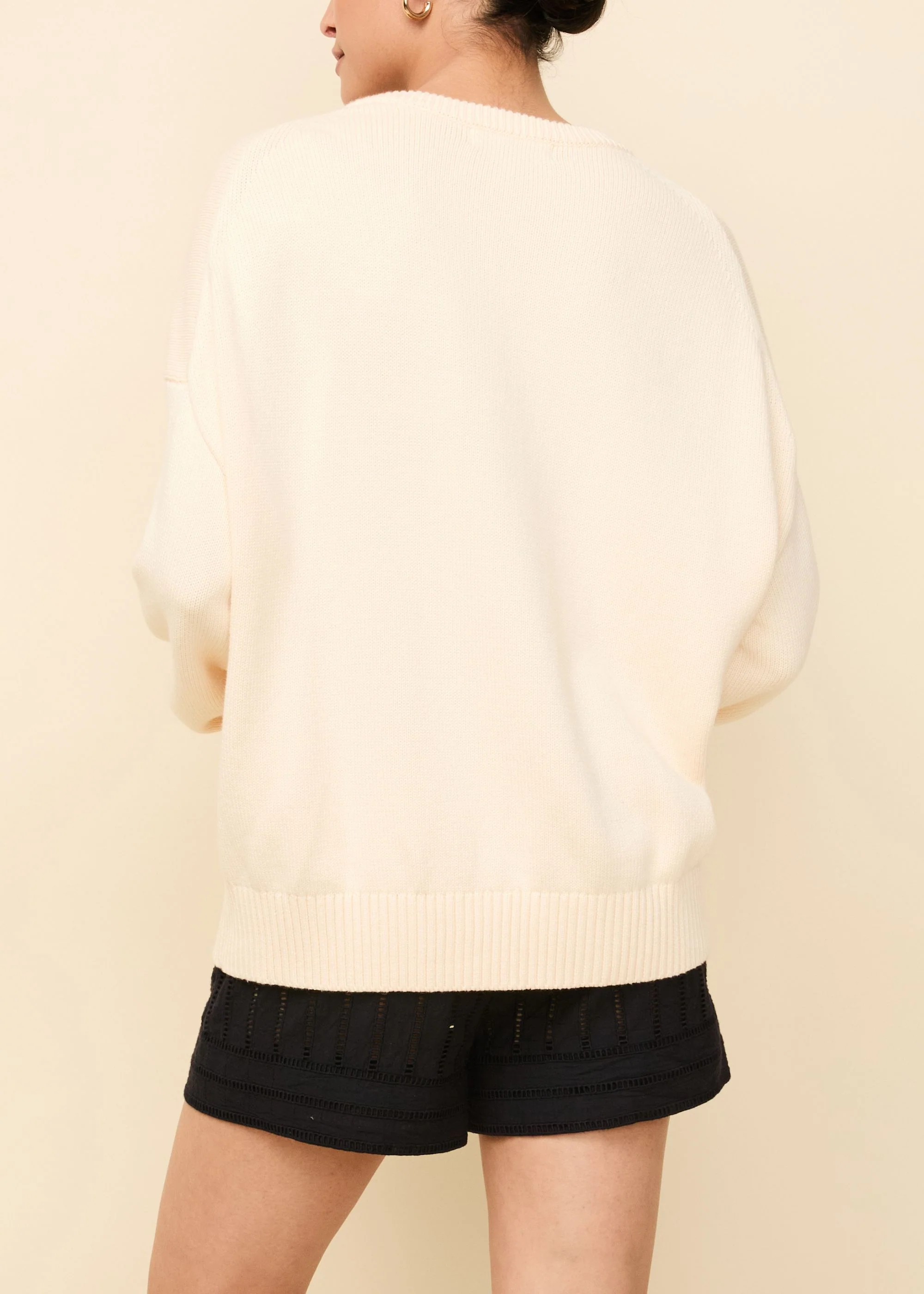 Reva Sweater Cotton Wool Clay - Image 2